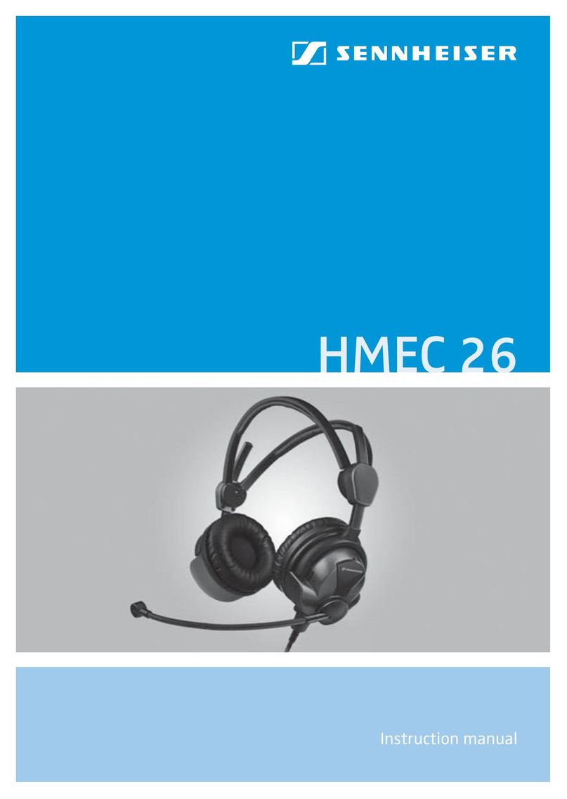Sennheiser 502399 Headphones User Manual