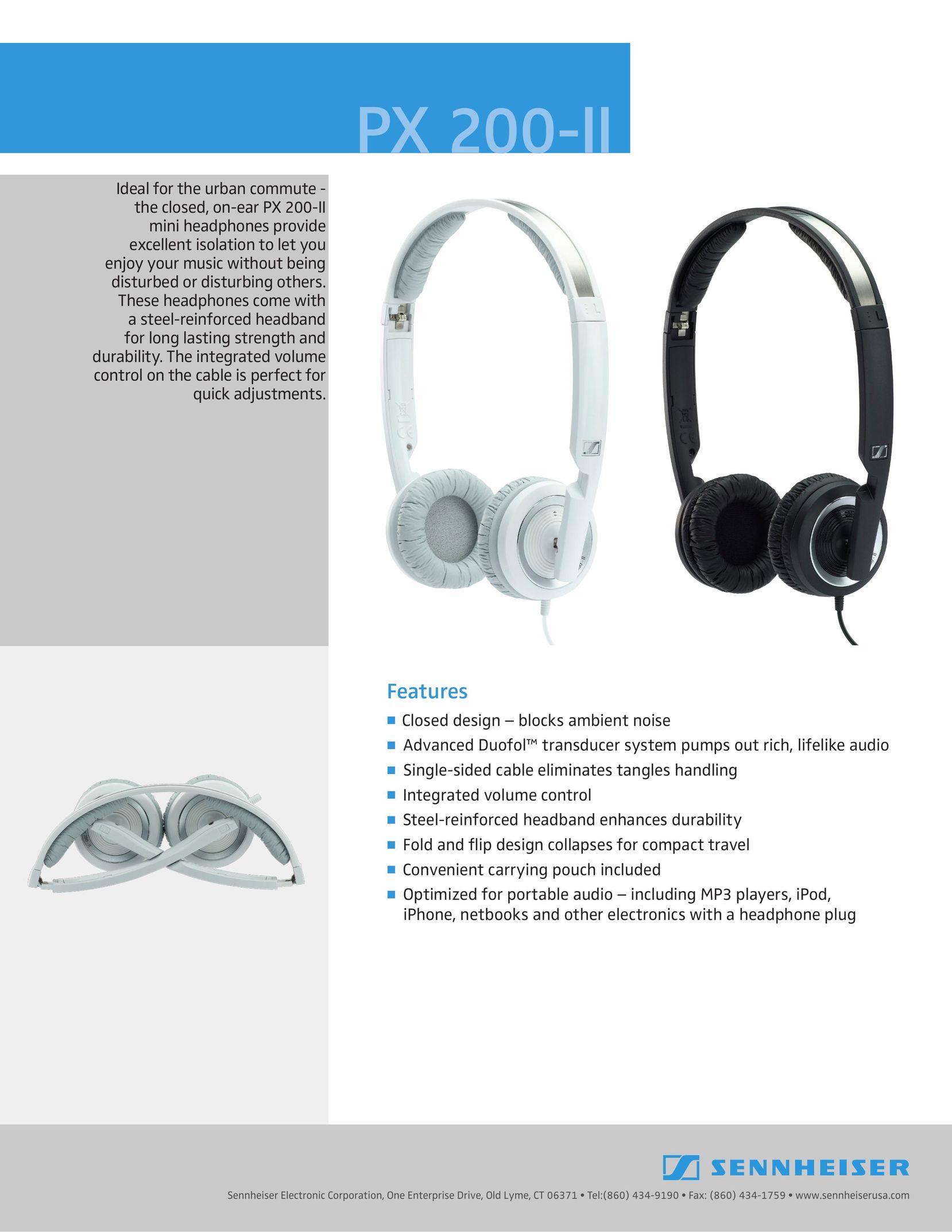 Sennheiser 502864 Headphones User Manual