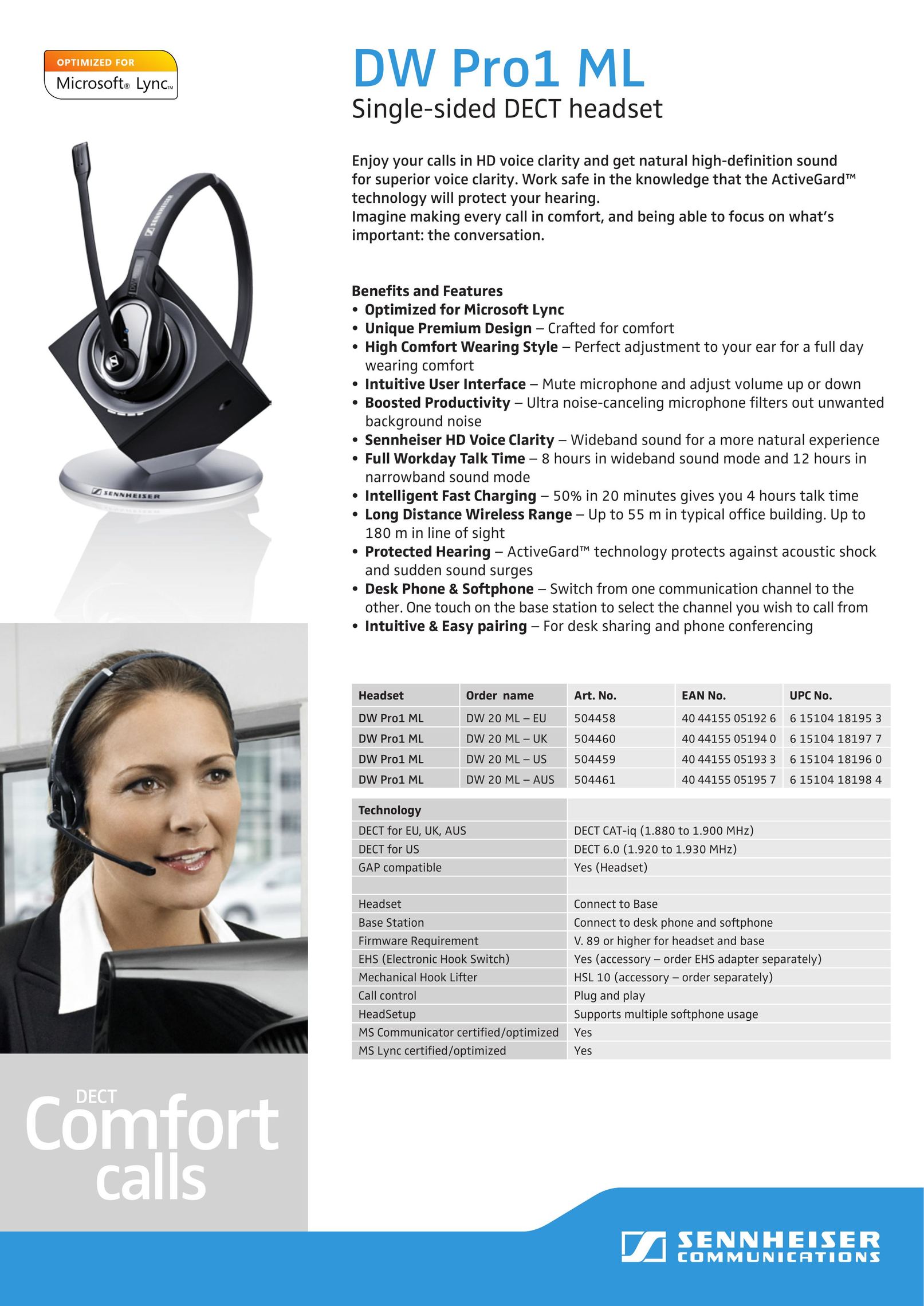 Sennheiser 504461 Headphones User Manual