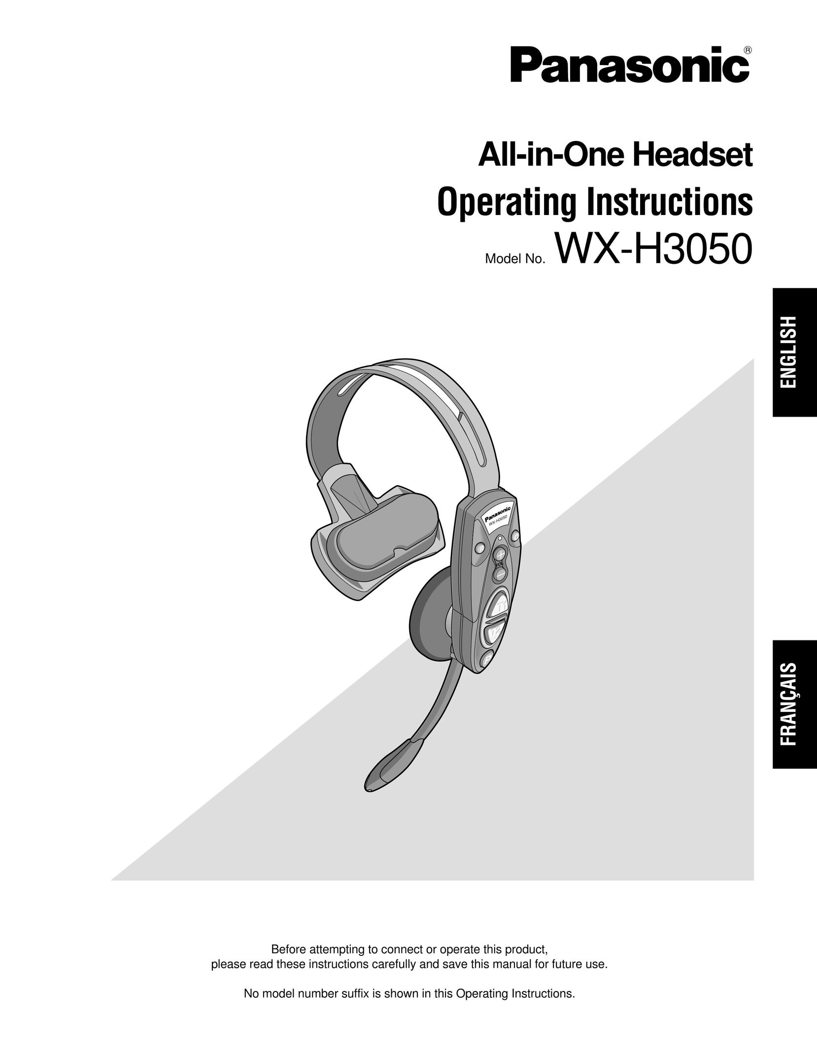 Technics WX-H3050 Headphones User Manual