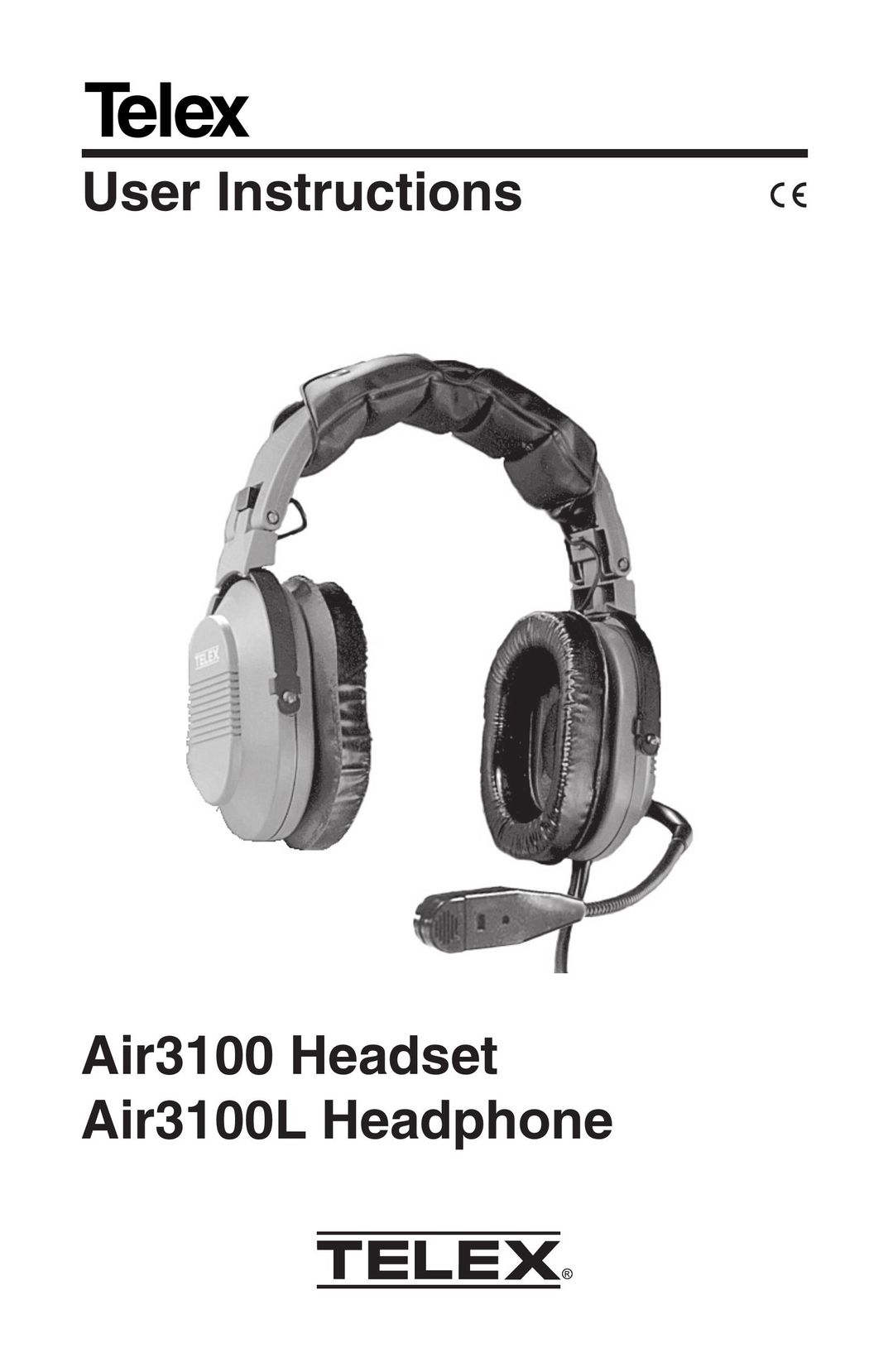 Telex AIR3100L Headphones User Manual
