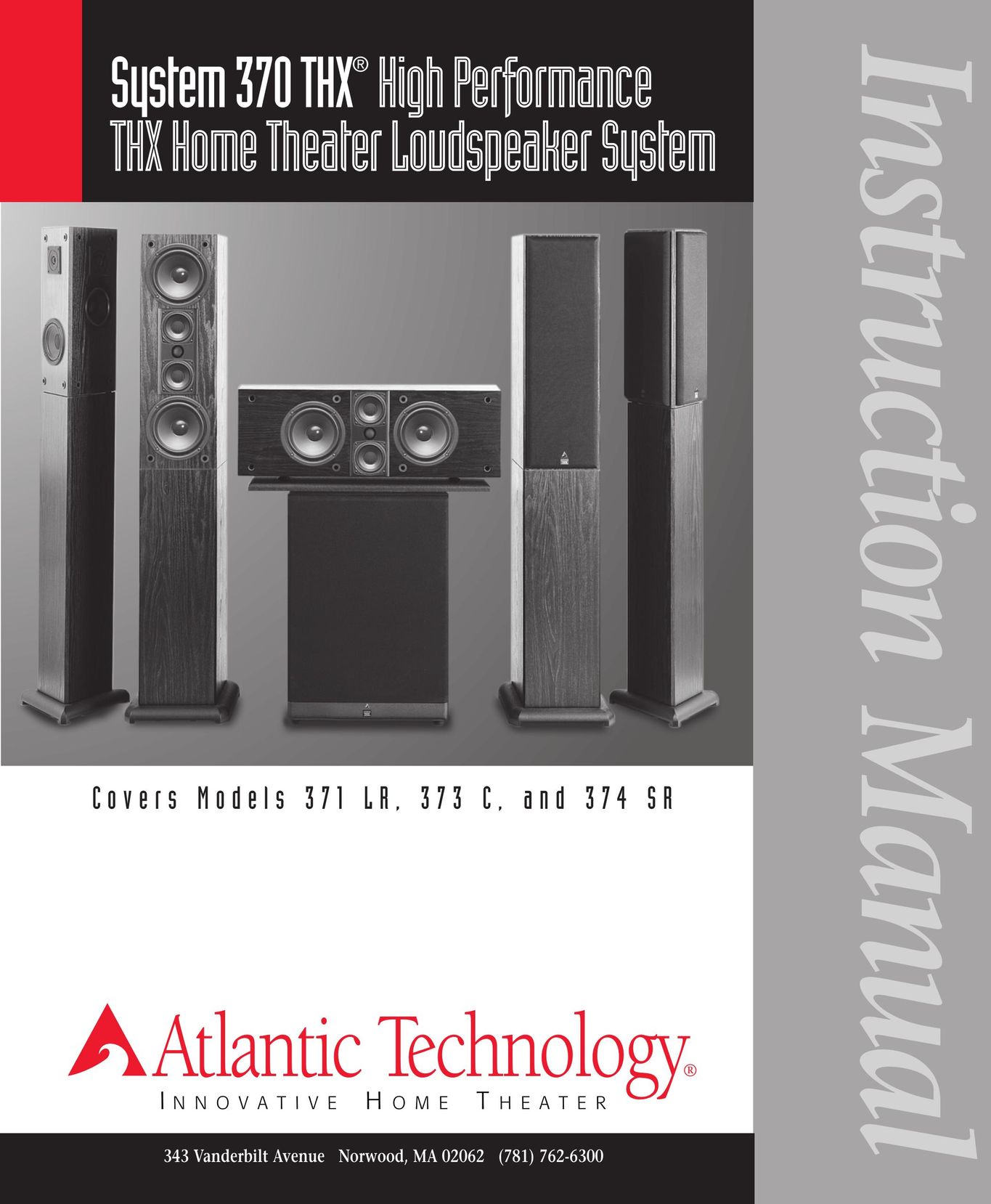 Atlantic Technology 371 LR Home Theater System User Manual