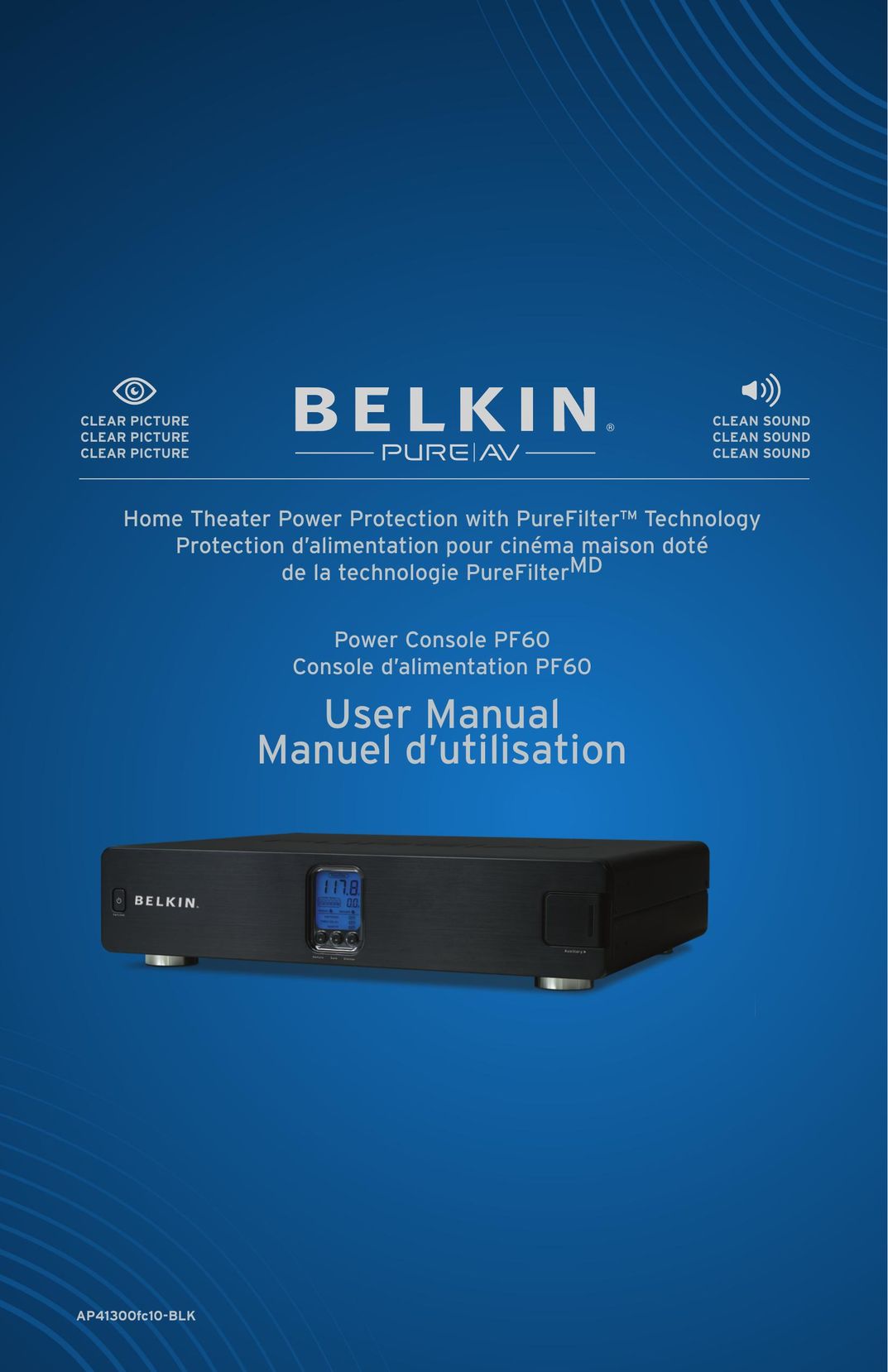 Belkin AP41300f Home Theater System User Manual
