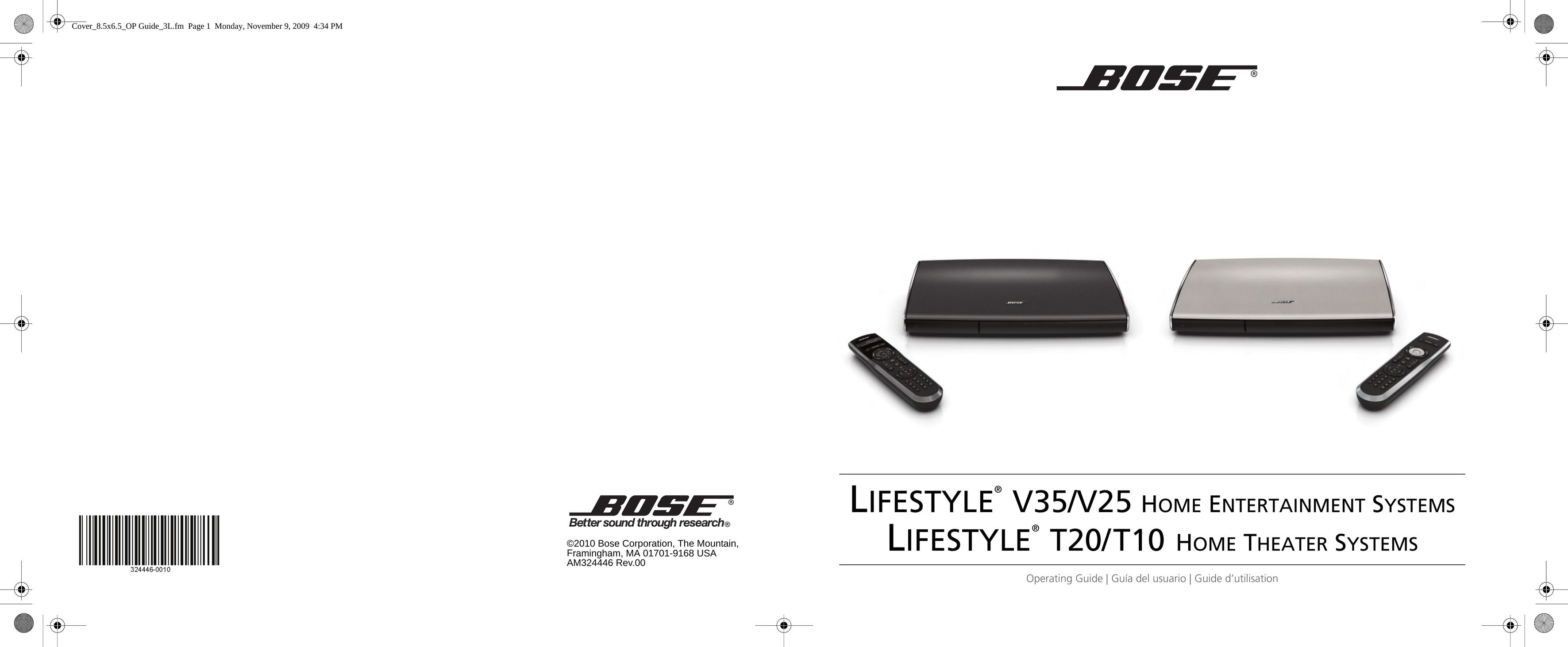 Bose V25 Home Theater System User Manual