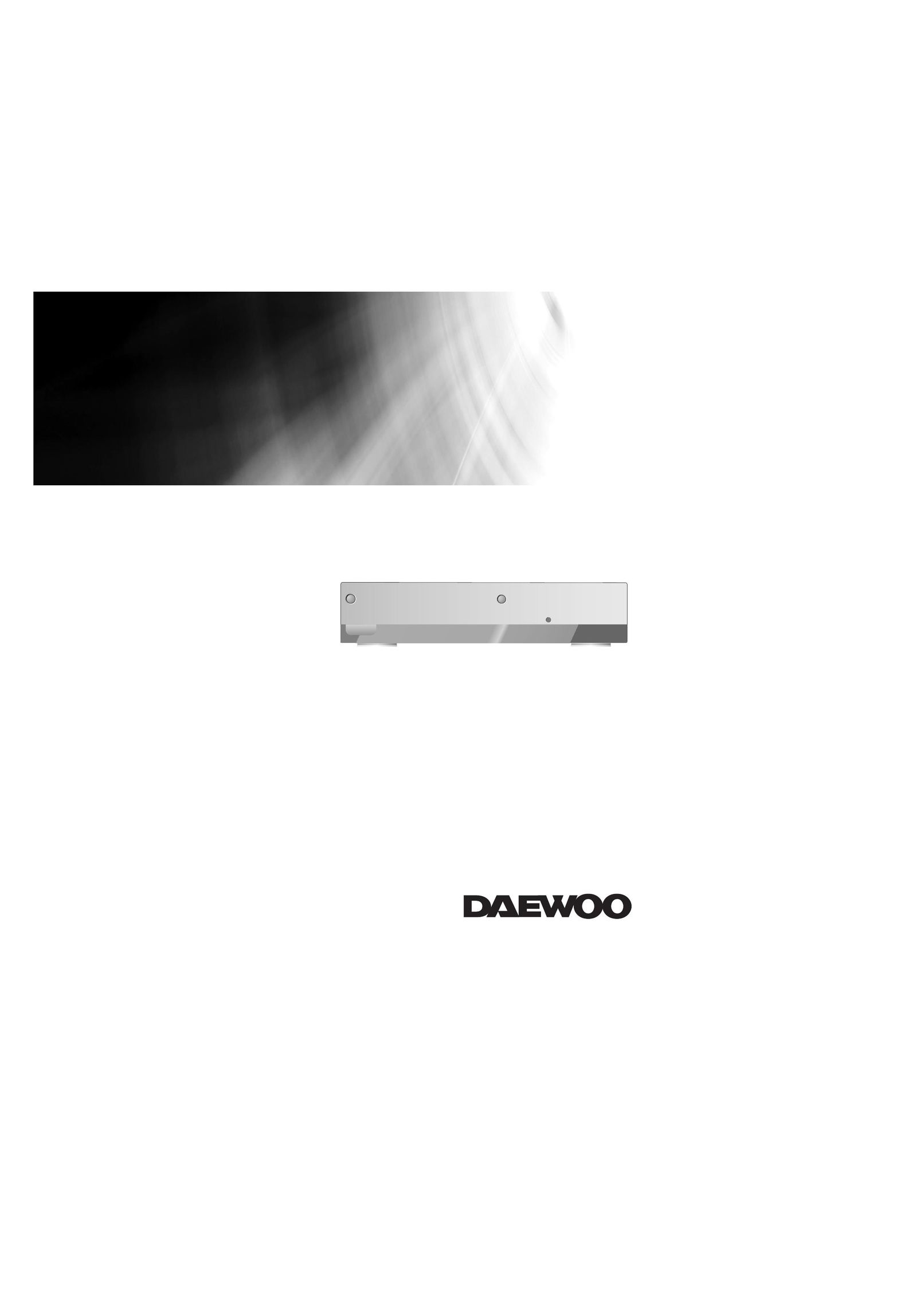 Daewoo DR-C912B Home Theater System User Manual