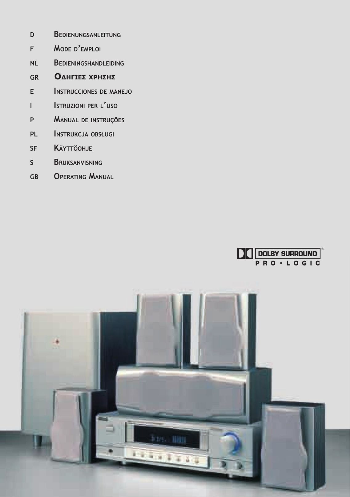 Dolby Laboratories KH 02 Home Theater System User Manual