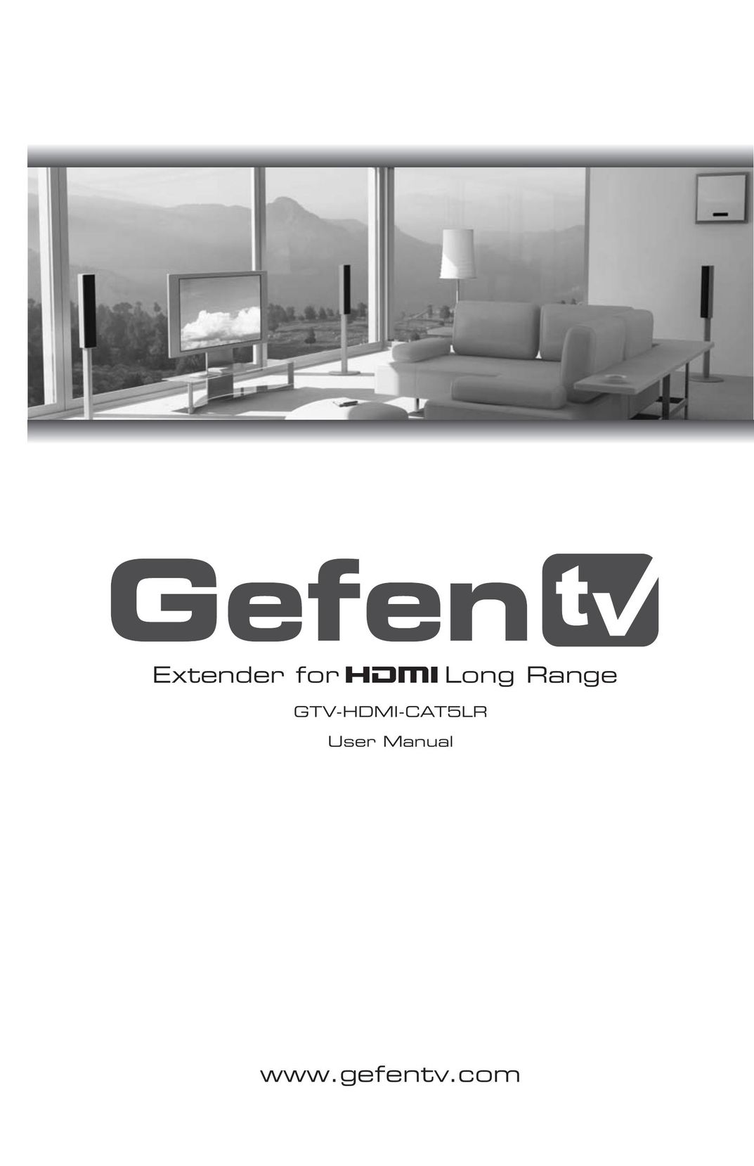 Gefen GTV-HDMI-CAT5LR Home Theater System User Manual