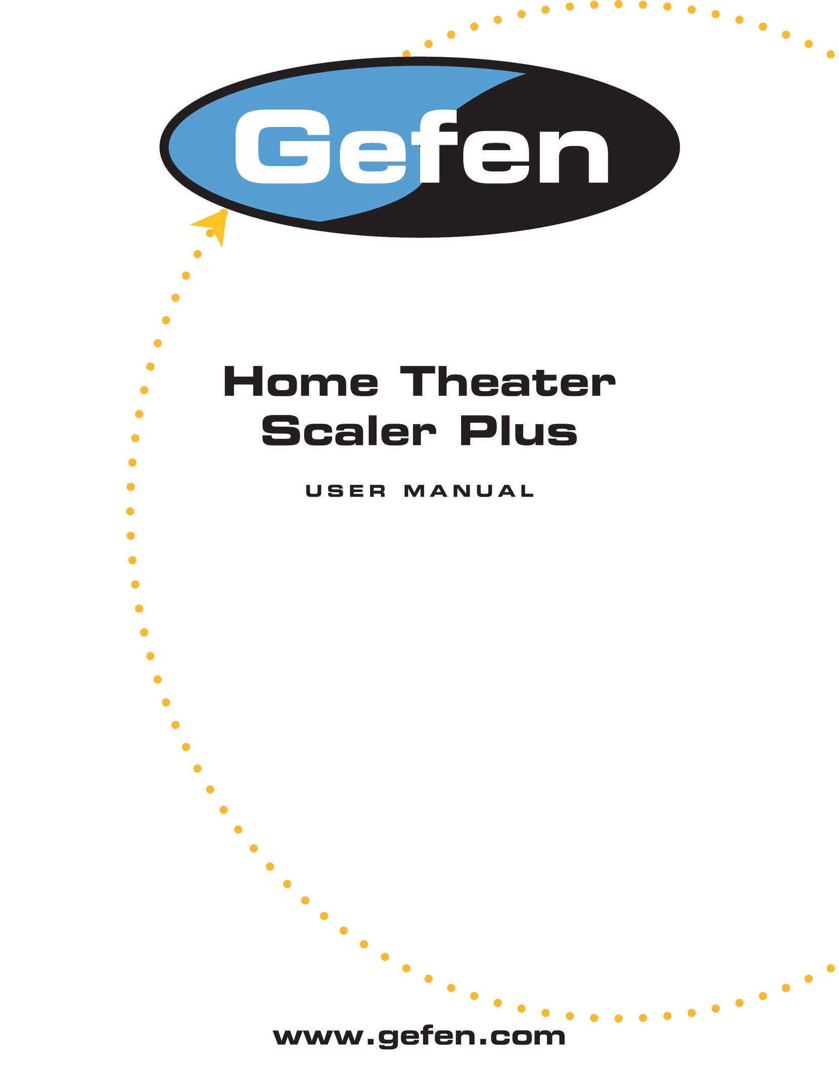 Gefen Home Theater Scaler PLUS Home Theater System User Manual