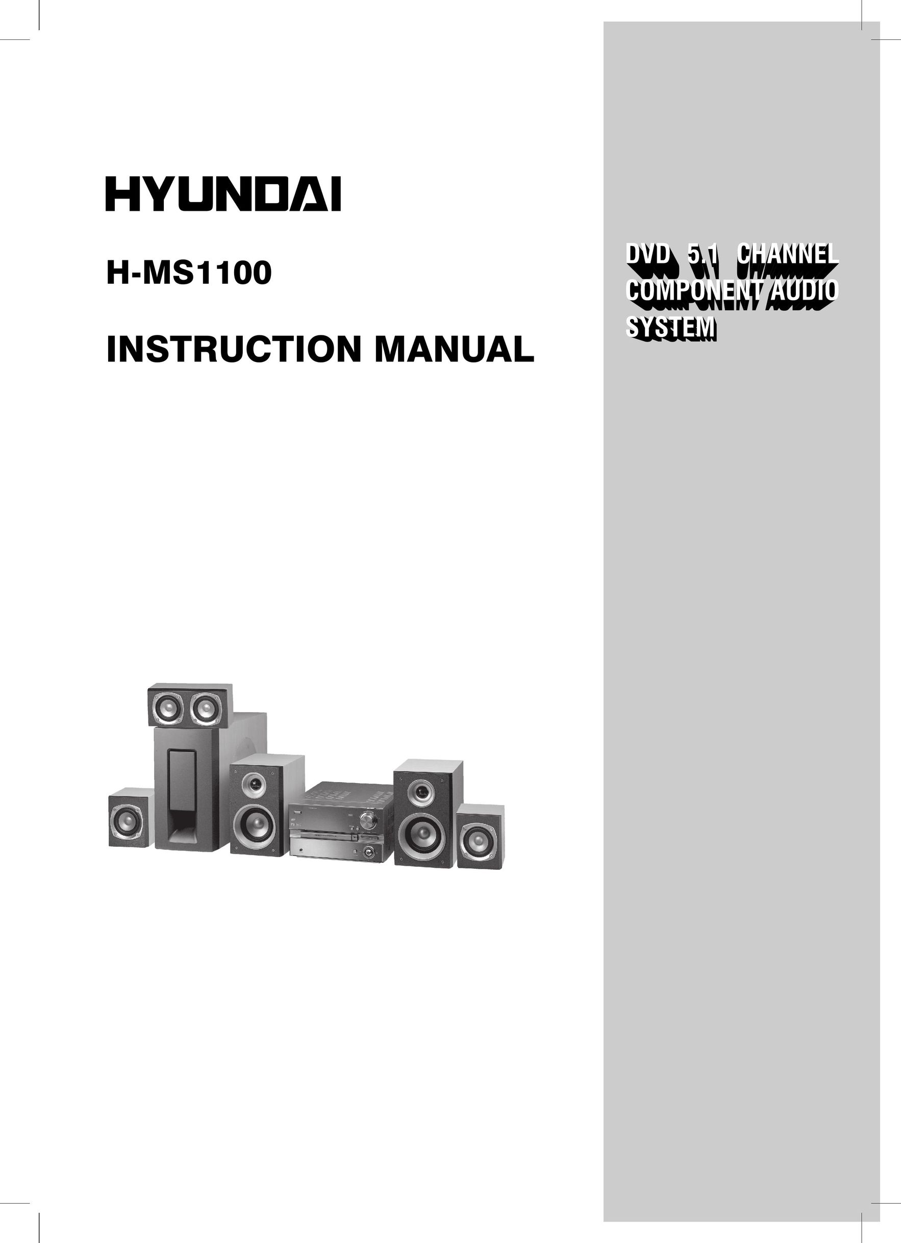 Hyundai H-MS1100 Home Theater System User Manual