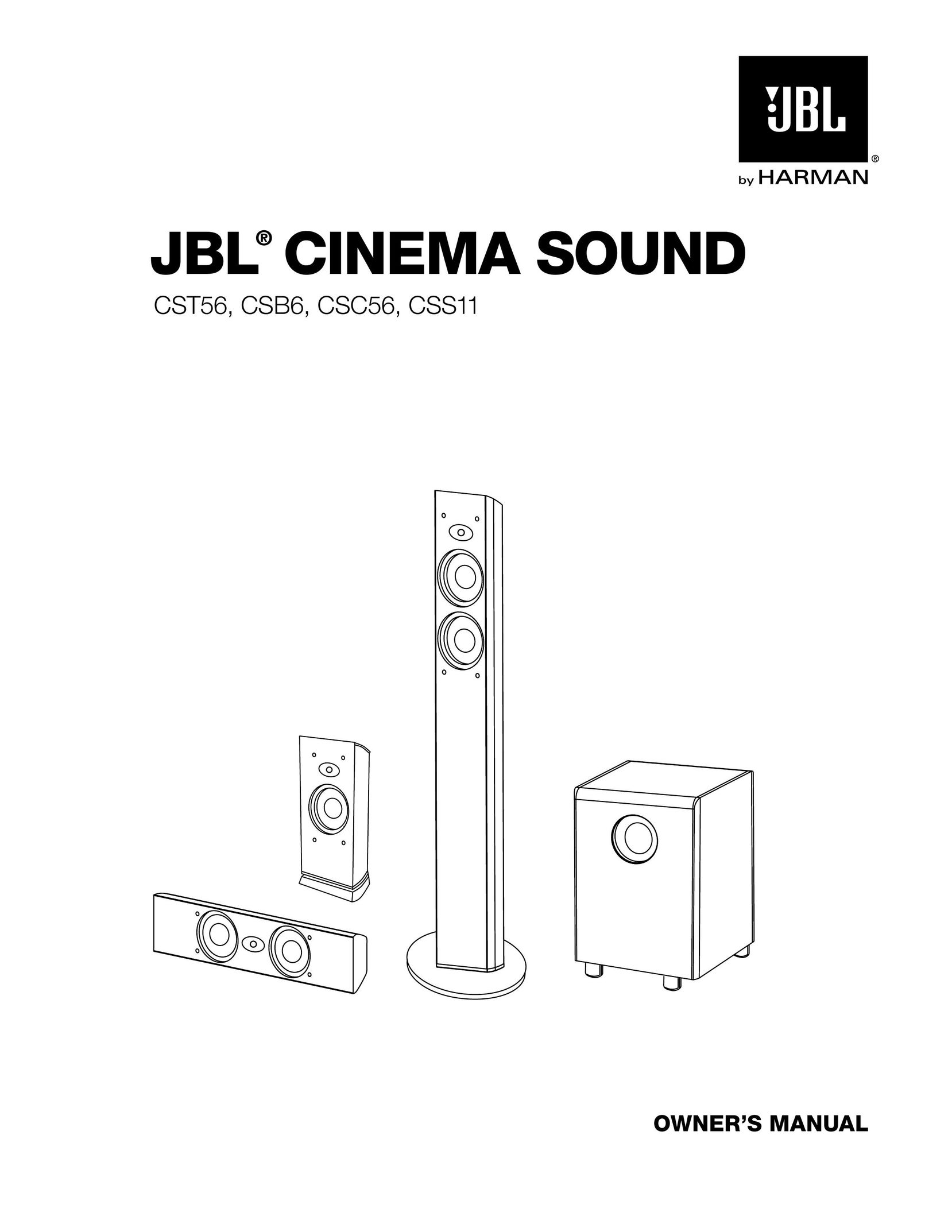 JBL CSB6 Home Theater System User Manual