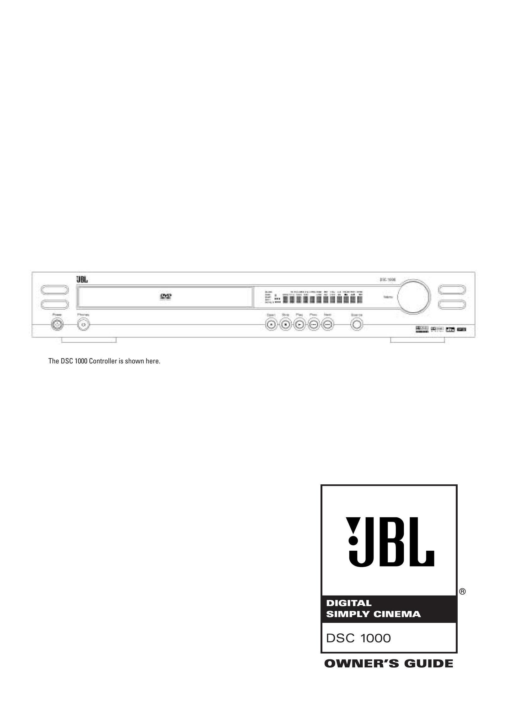JBL DSC 1000 Home Theater System User Manual