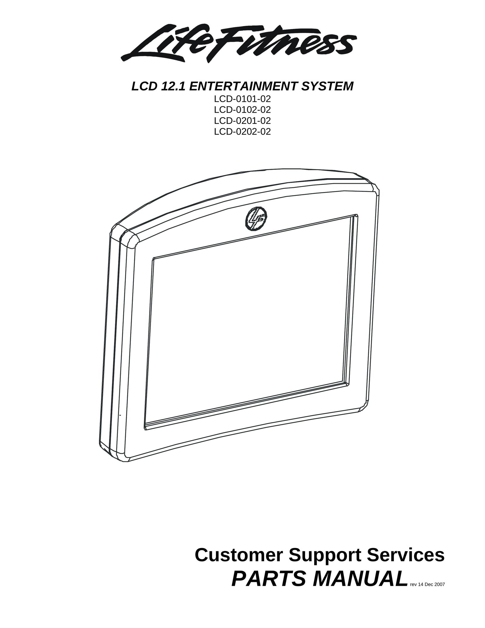 Life Fitness LCD-0202-02 Home Theater System User Manual