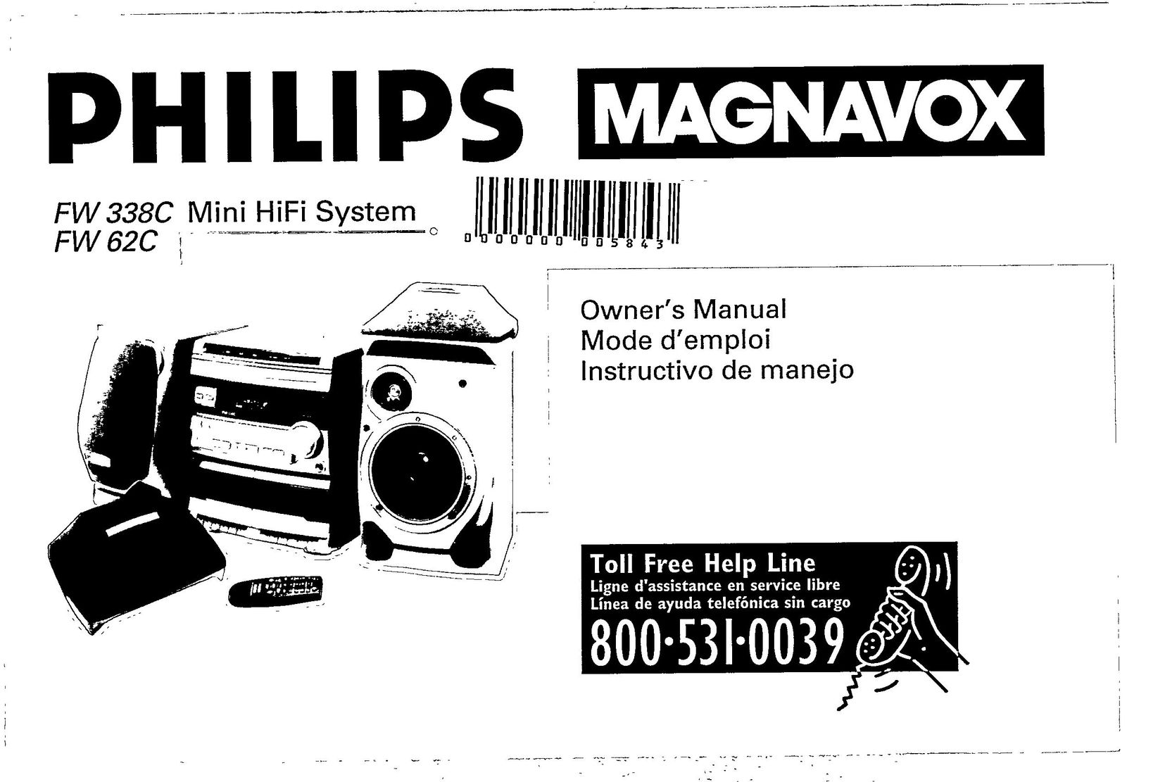 Magnavox FW62C Home Theater System User Manual