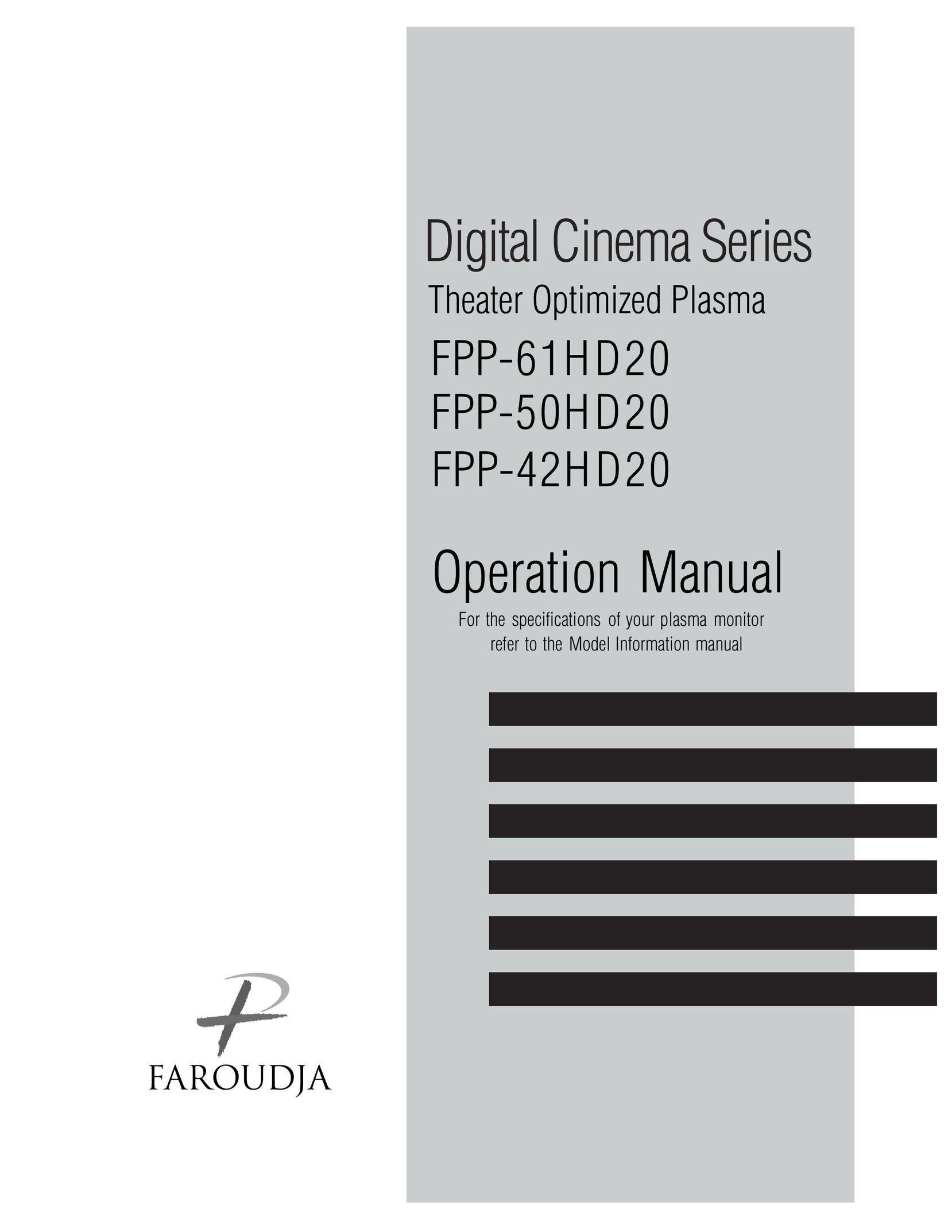 Meridian Audio FPP-61HD20 Home Theater System User Manual