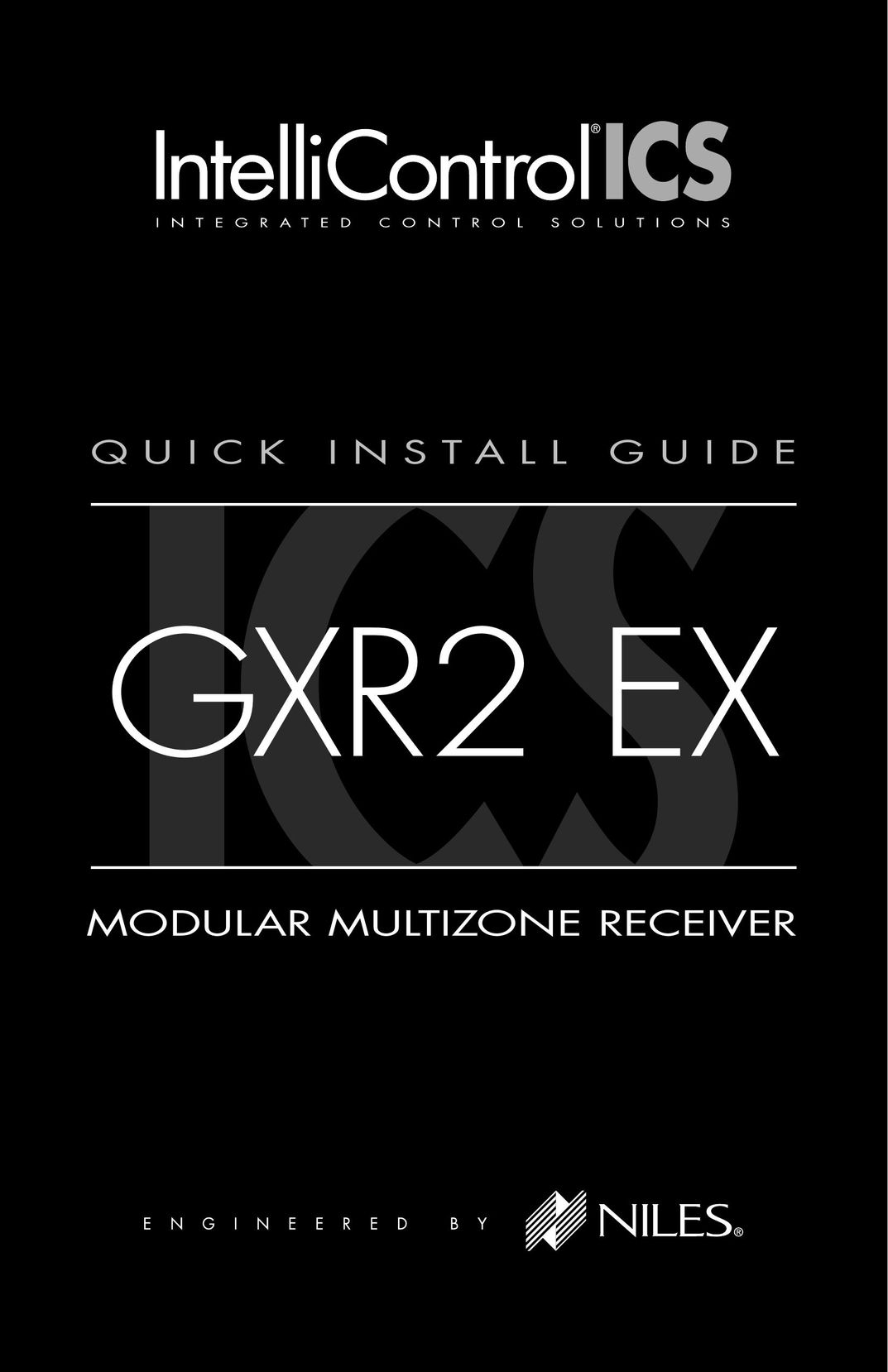 Niles Audio GXR2 EX Home Theater System User Manual