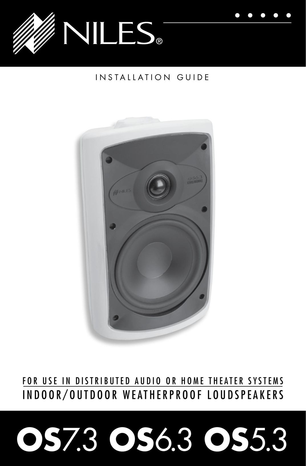 Niles Audio OS5.3 Home Theater System User Manual
