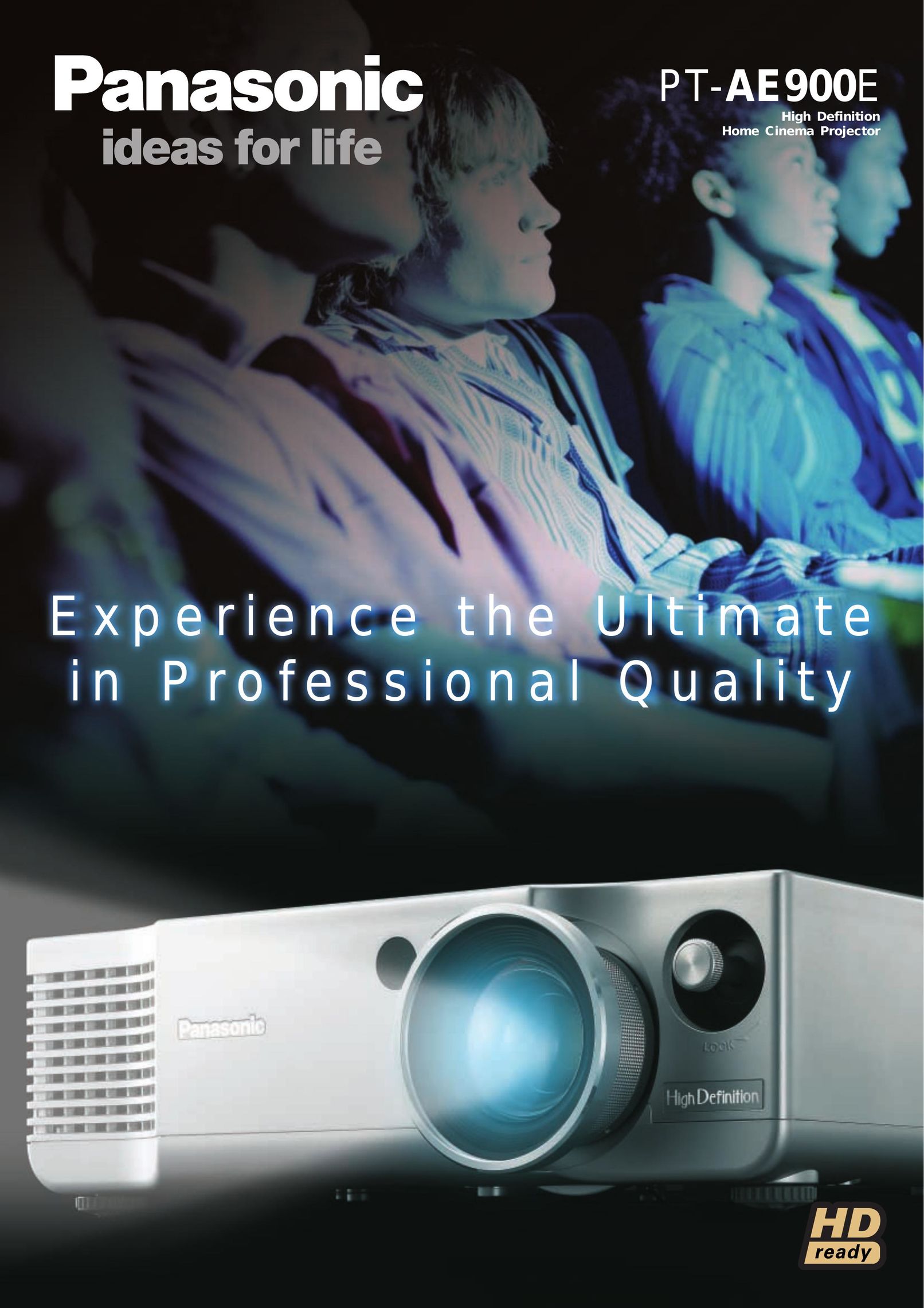 Panasonic pt-ae900e Home Theater System User Manual