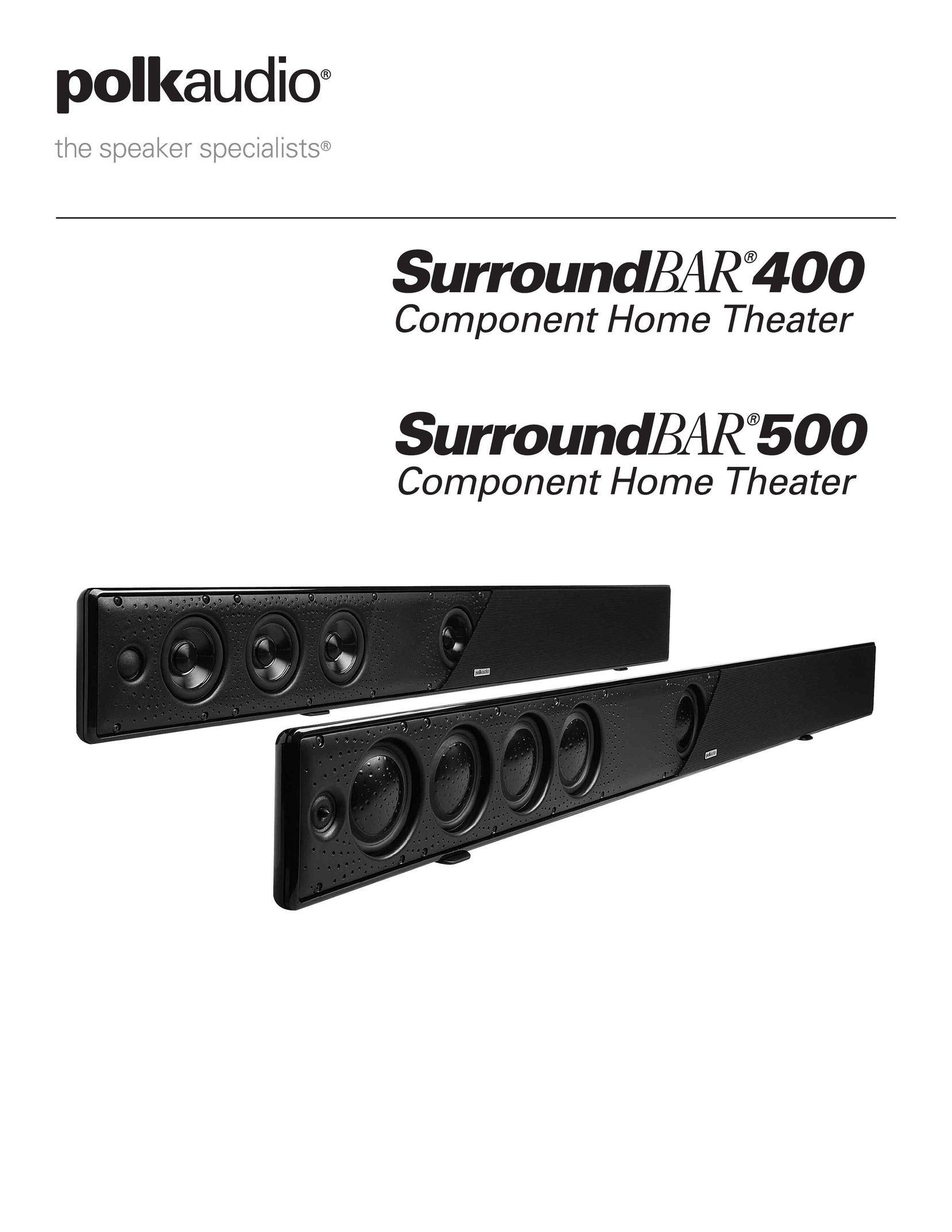 Polk Audio CHT400 Home Theater System User Manual