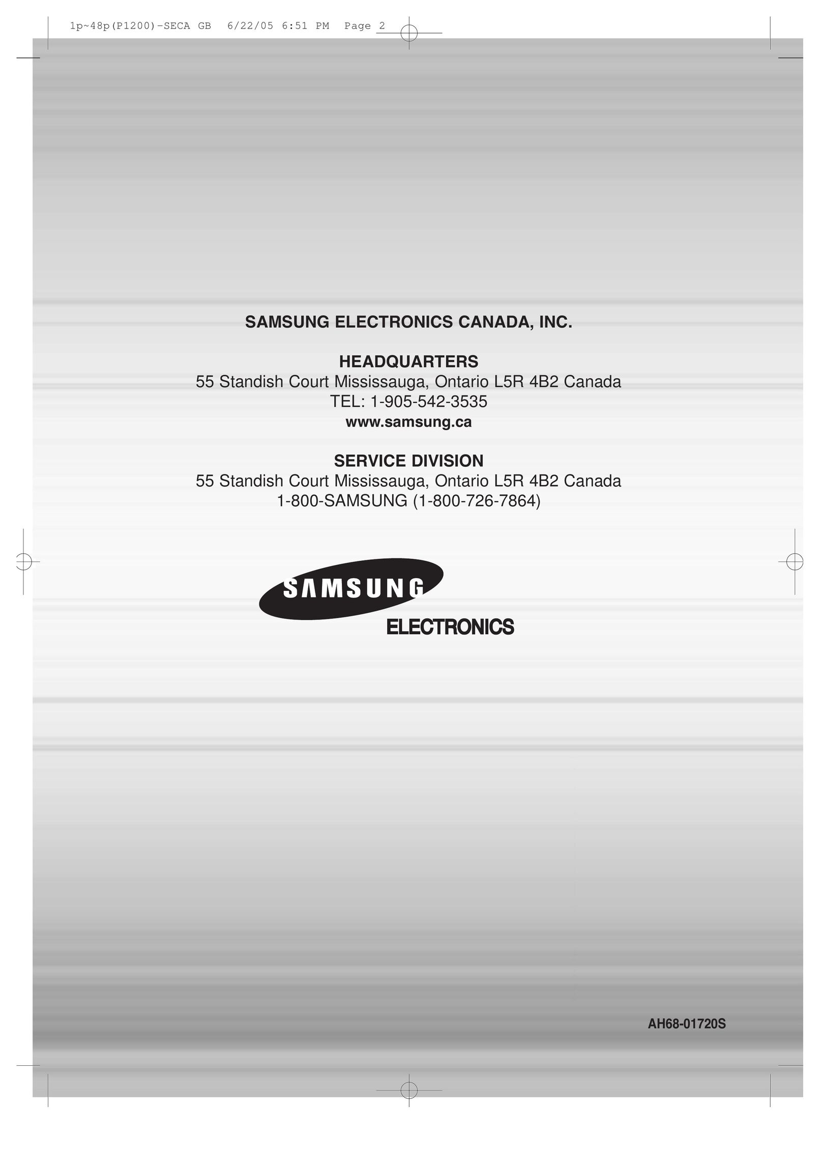 Samsung 20060814151350437 Home Theater System User Manual