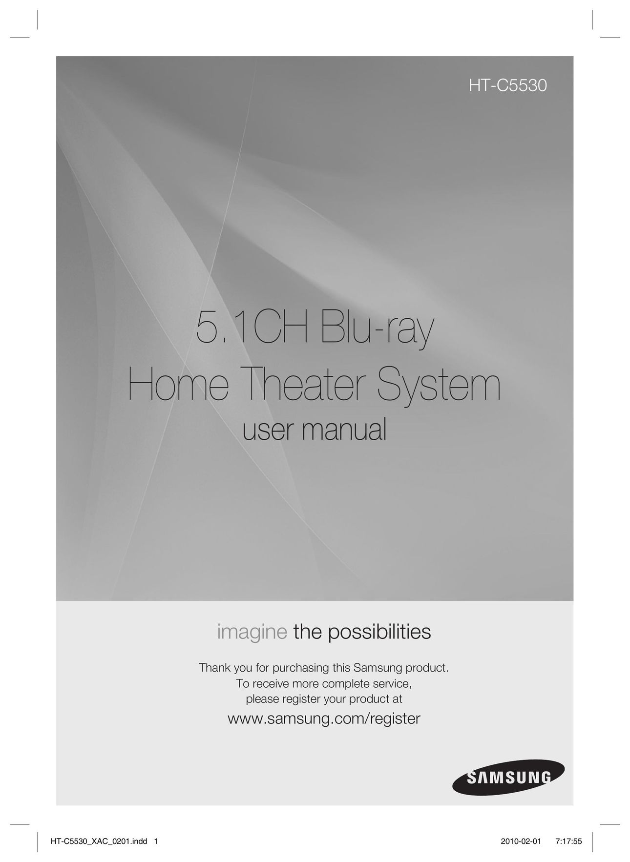 Samsung AH68-02256G Home Theater System User Manual