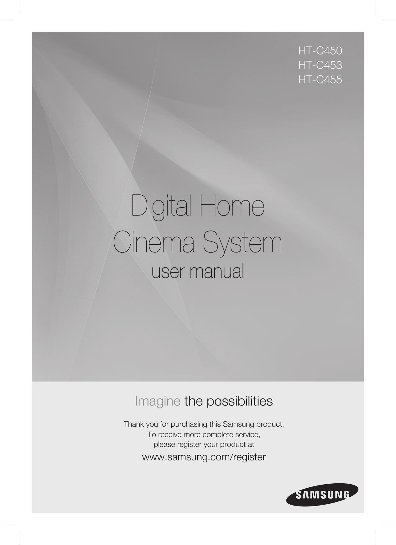 Samsung AH68-02259K Home Theater System User Manual
