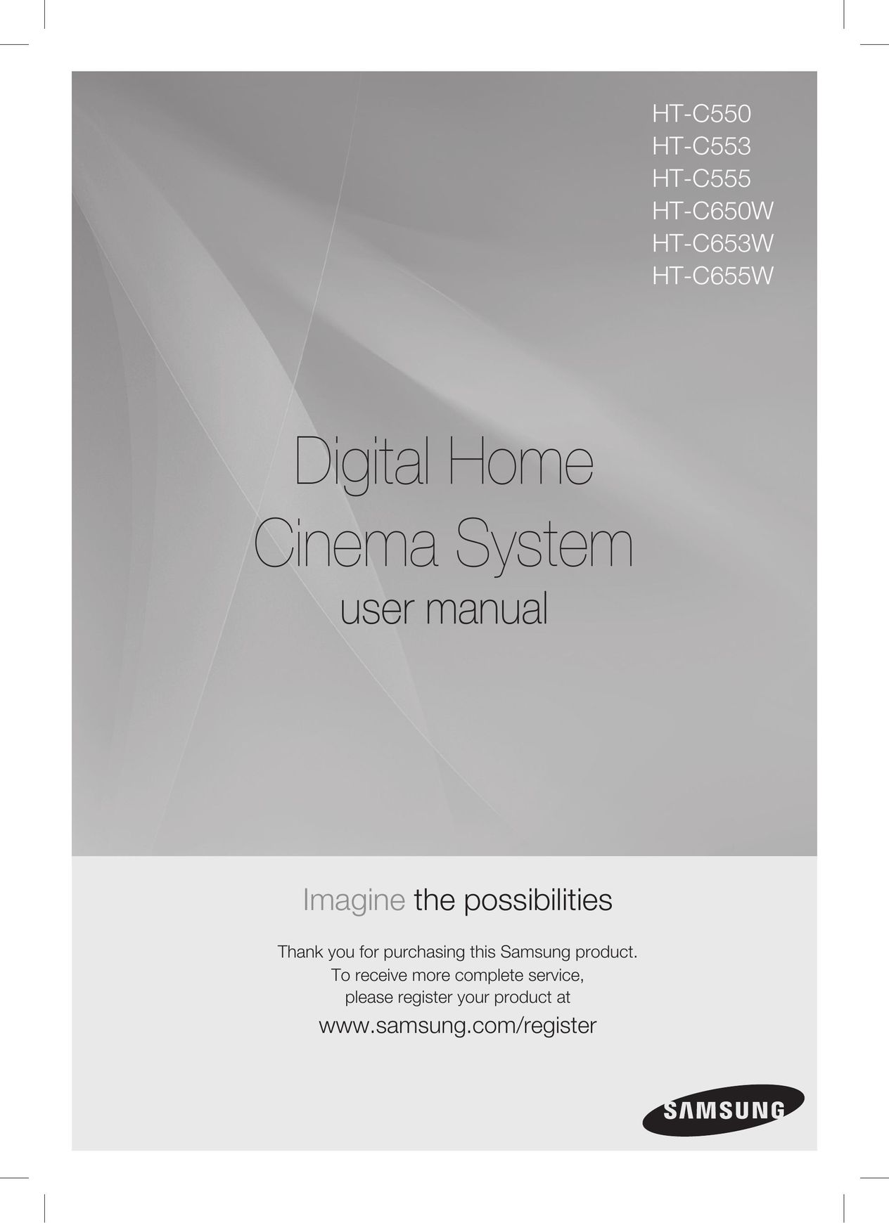 Samsung AH68-02269K Home Theater System User Manual
