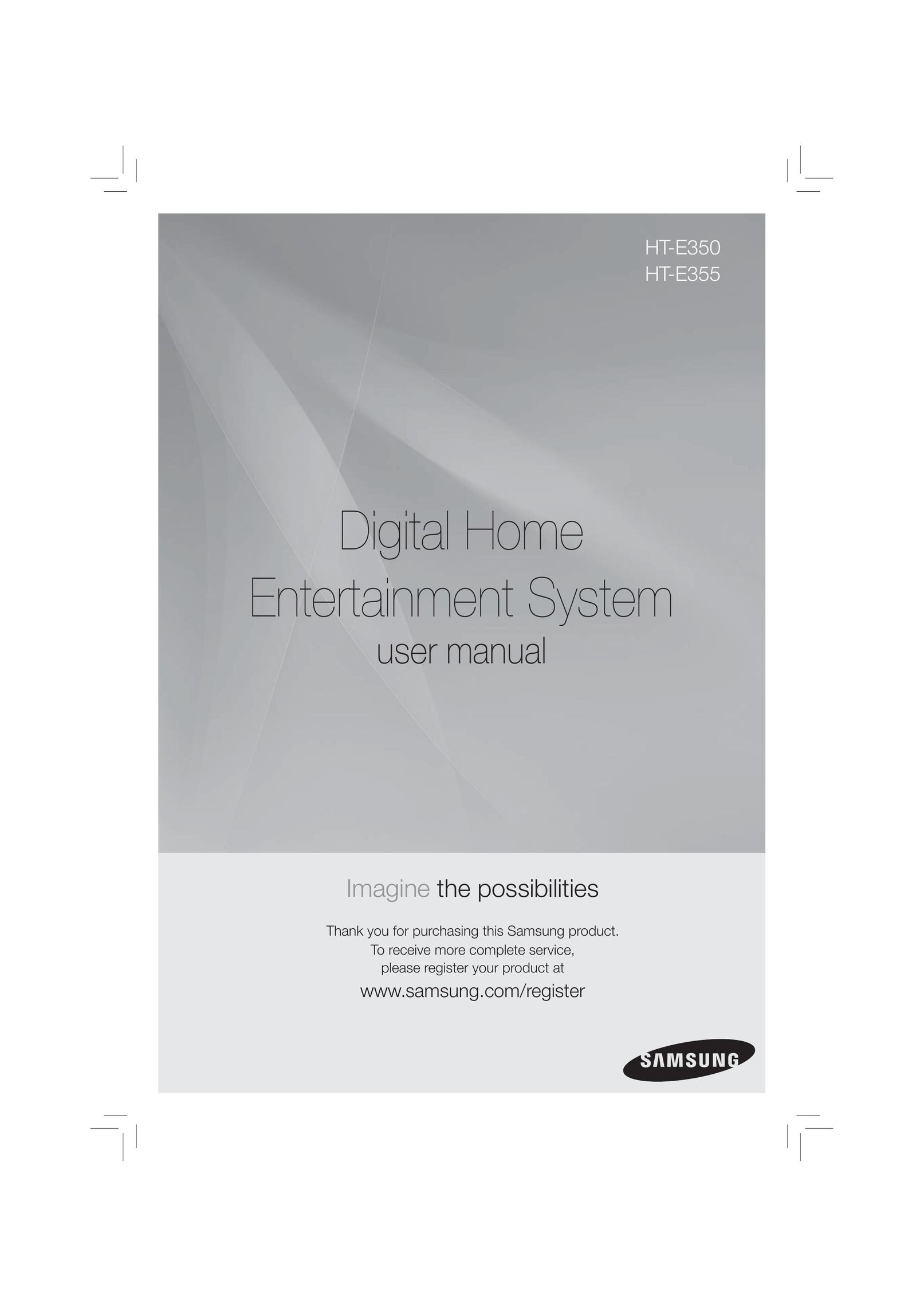 Samsung HT-355 Home Theater System User Manual