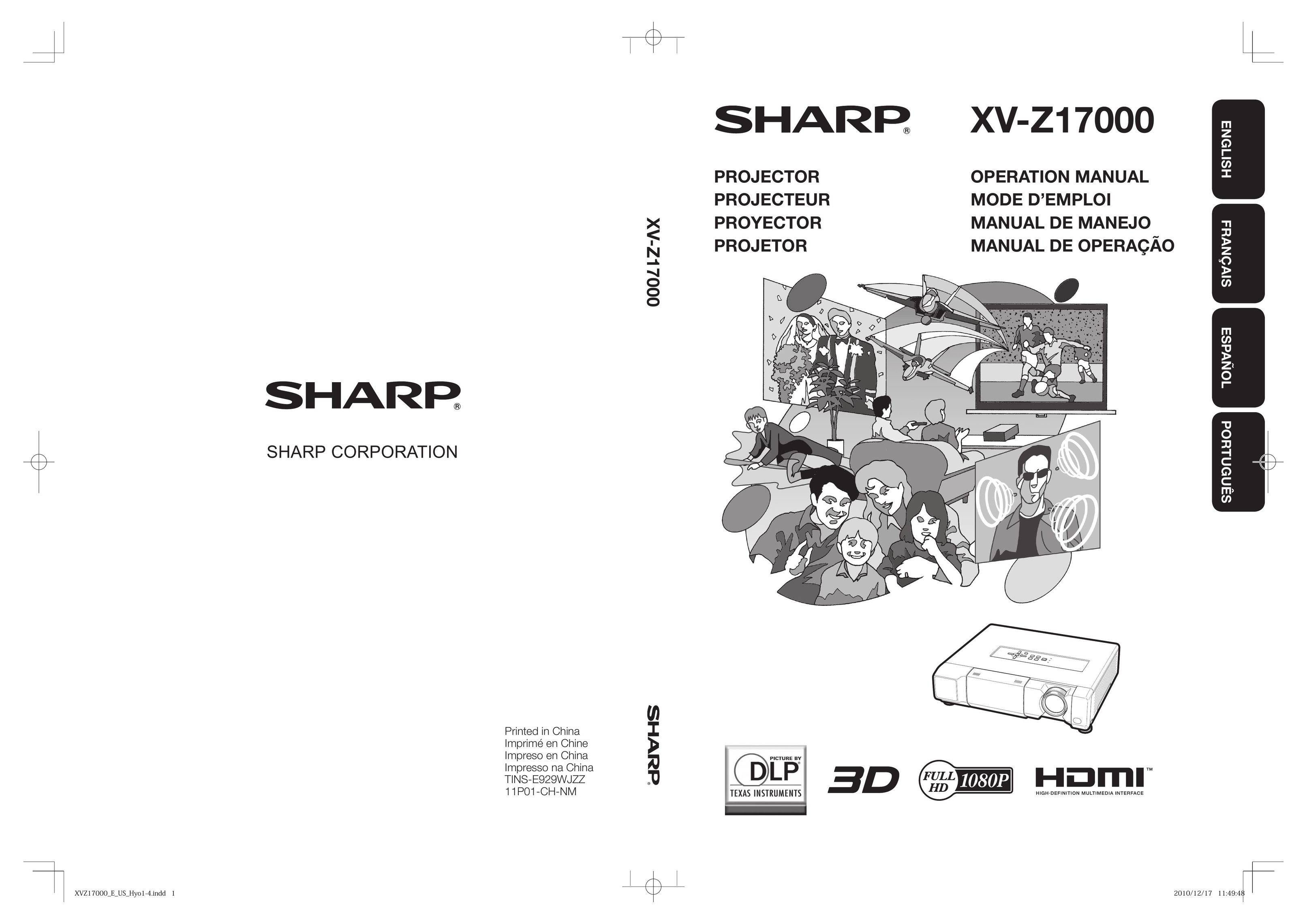 Sharp XV-Z17000 Home Theater System User Manual