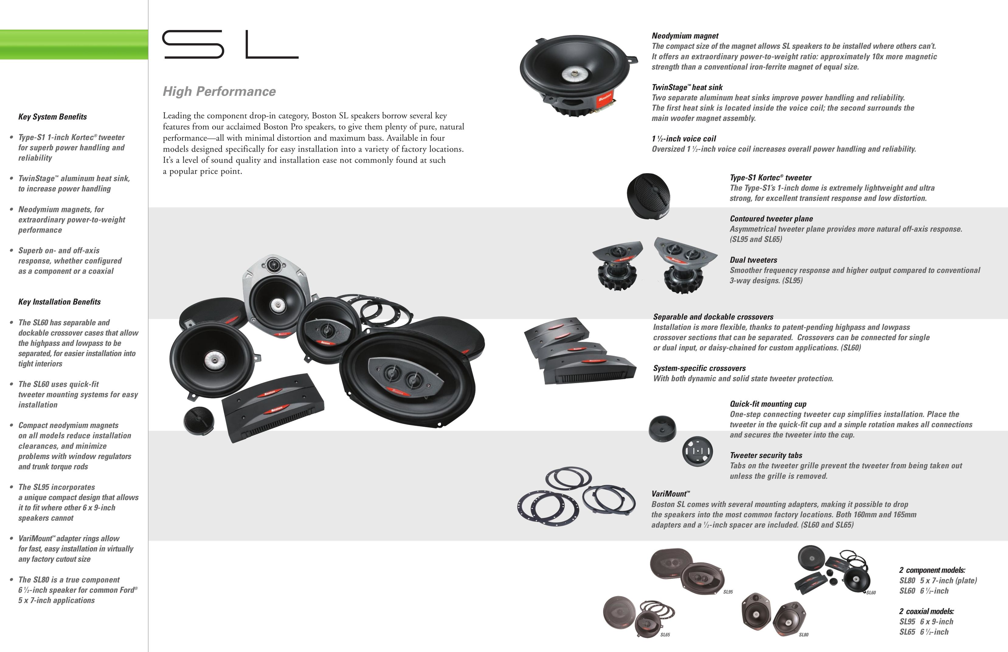 SLS Audio SL60 Home Theater System User Manual