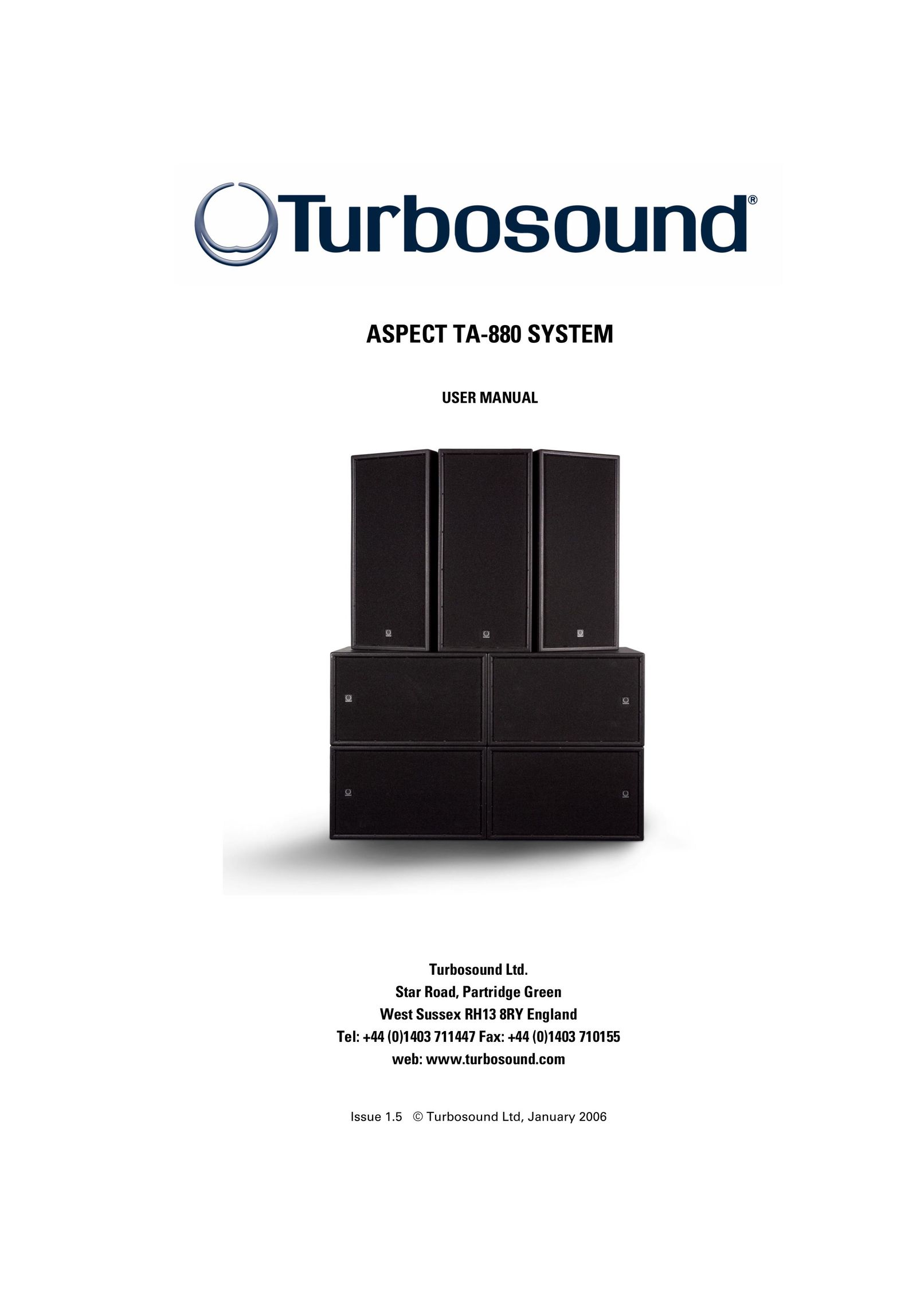Turbosound TA-880 Home Theater System User Manual