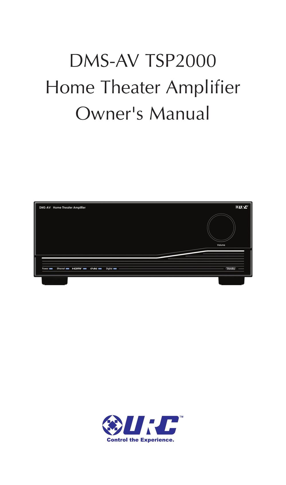 Universal Remote Control DMS-AV TPS2000 Home Theater System User Manual