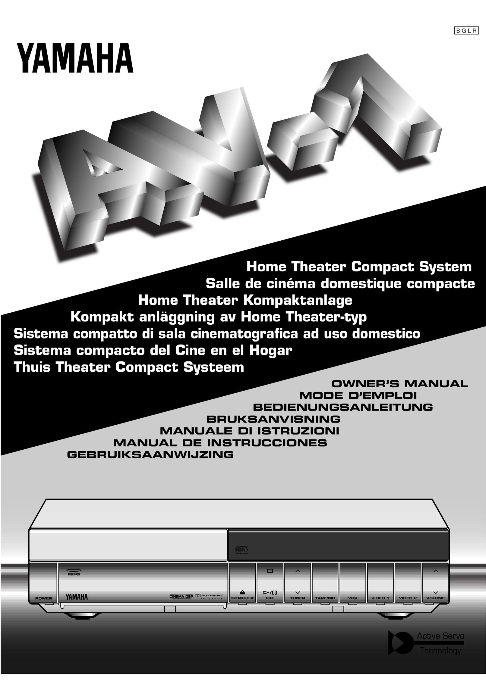 Yamaha AV1 Home Theater System User Manual
