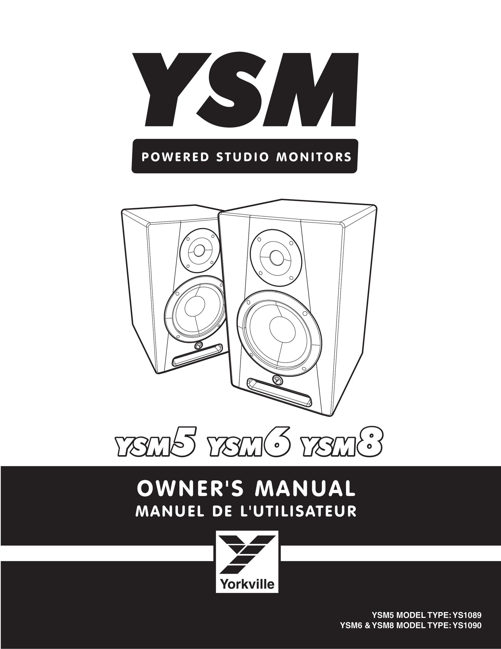 Yorkville Sound YS1089 Home Theater System User Manual