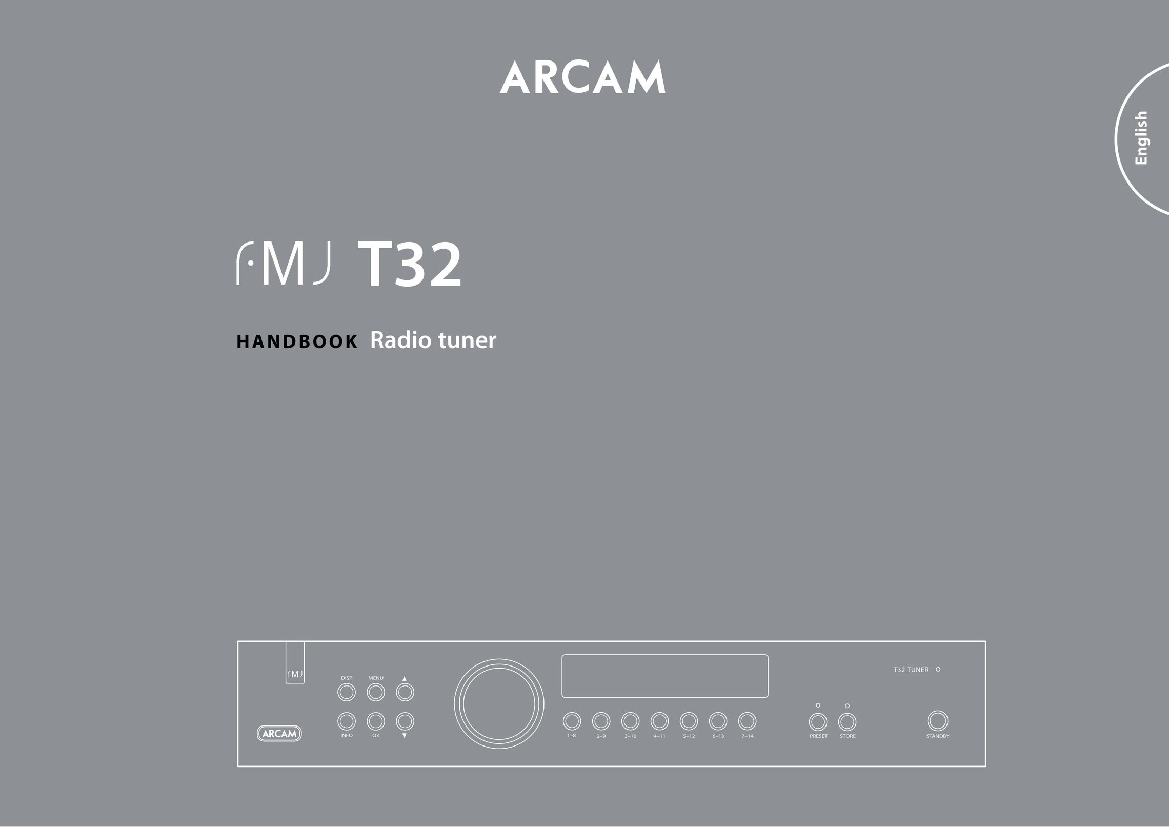 Arcam T32 Radio User Manual