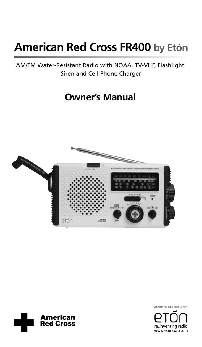Eton FR400 Radio User Manual
