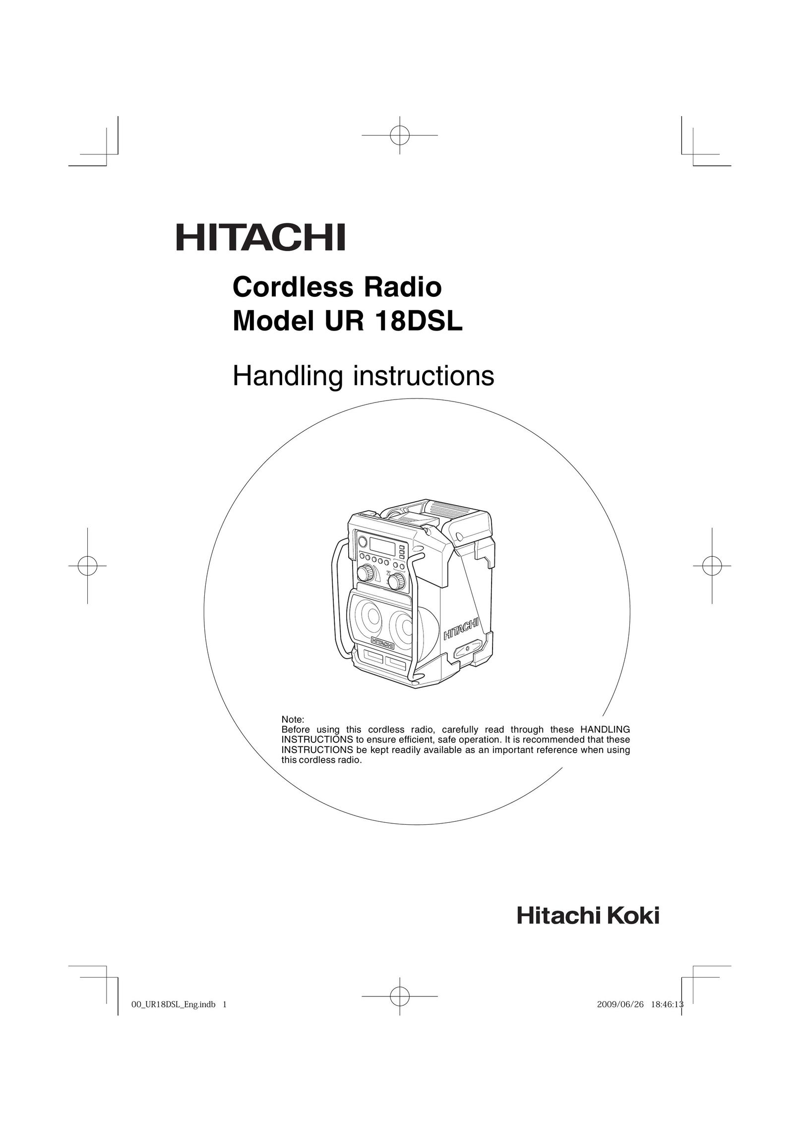 Hitachi UR 18DSL Radio User Manual