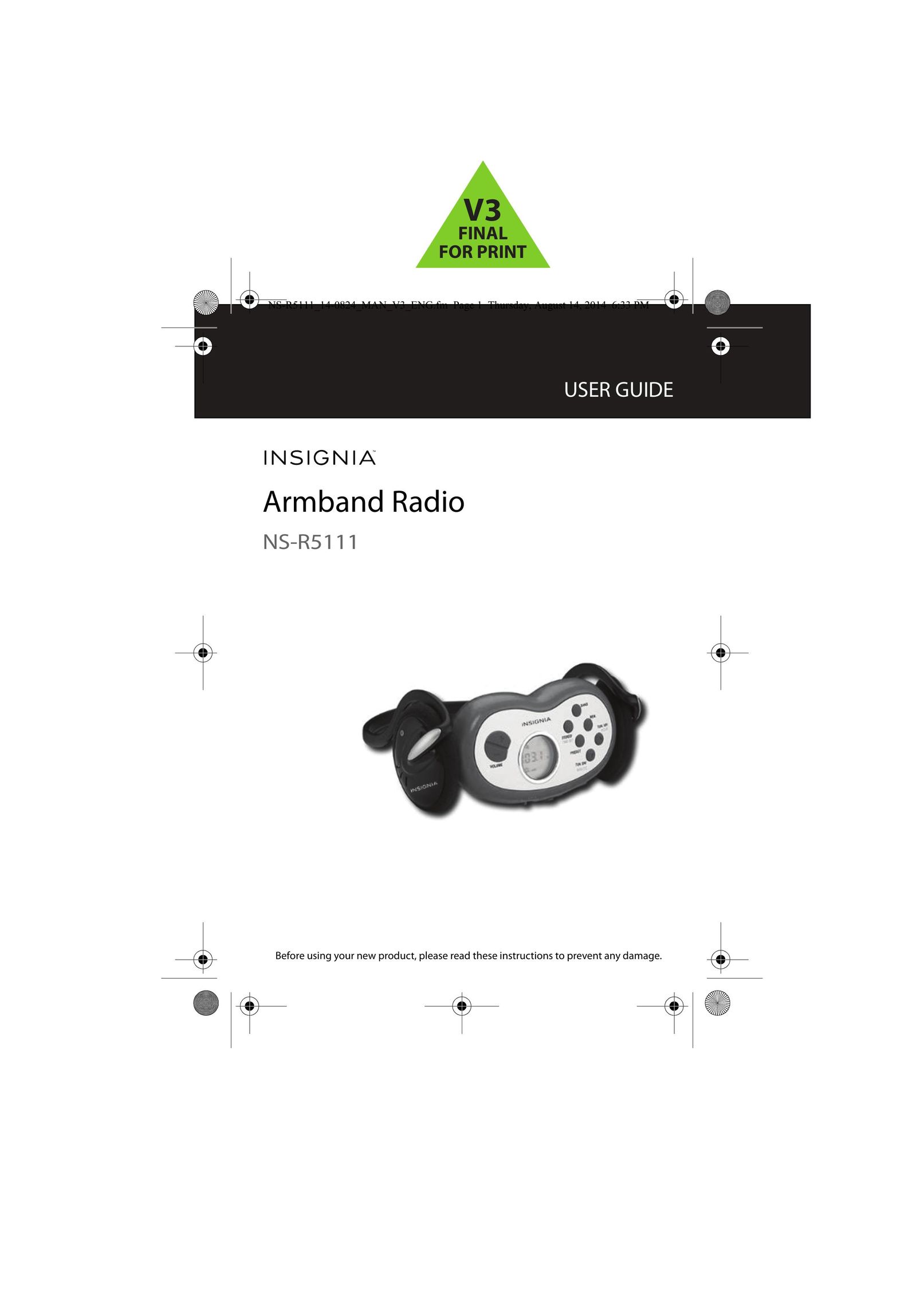 Insignia NS-R5111 Radio User Manual