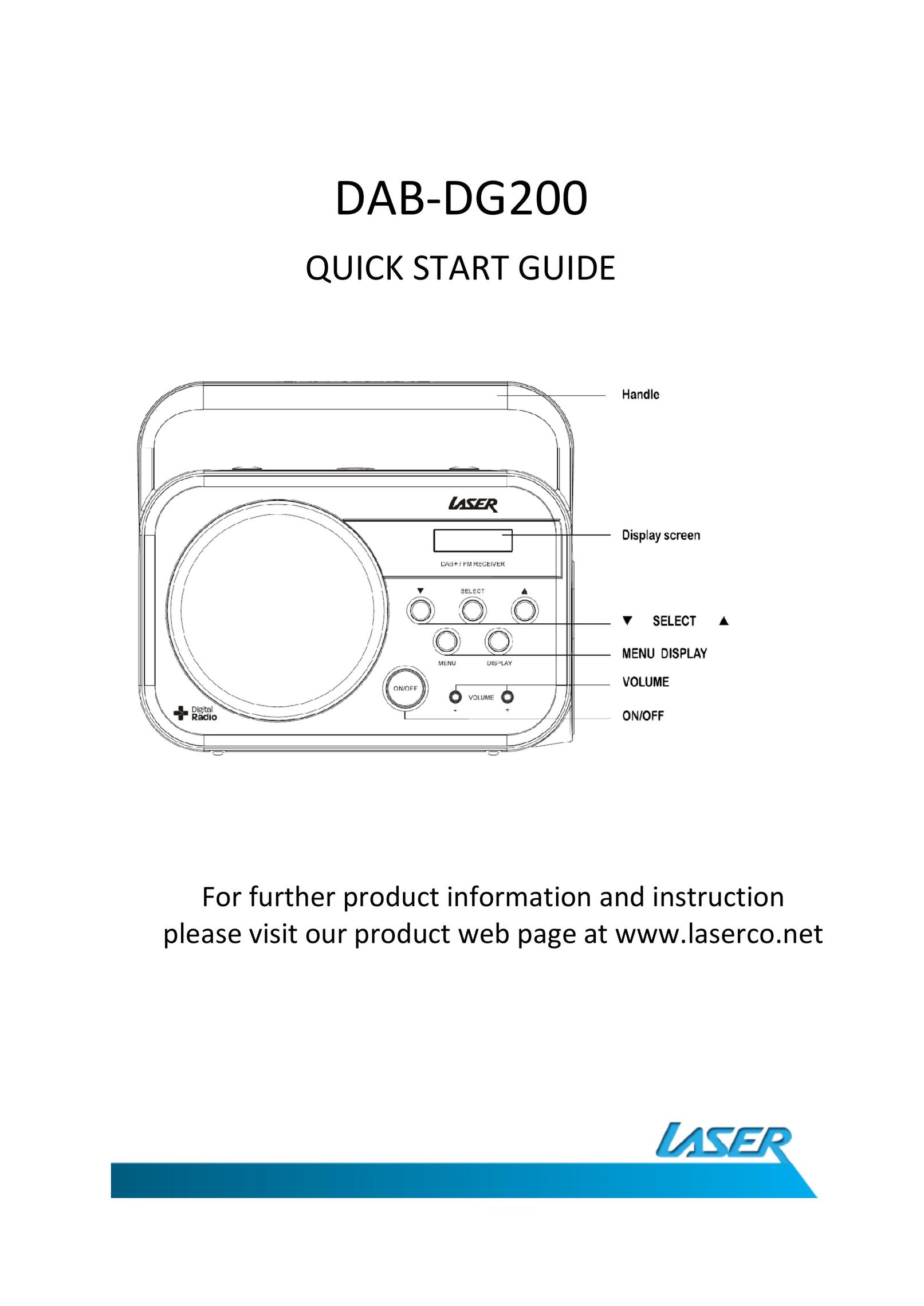Laser DAB-DG200 Radio User Manual