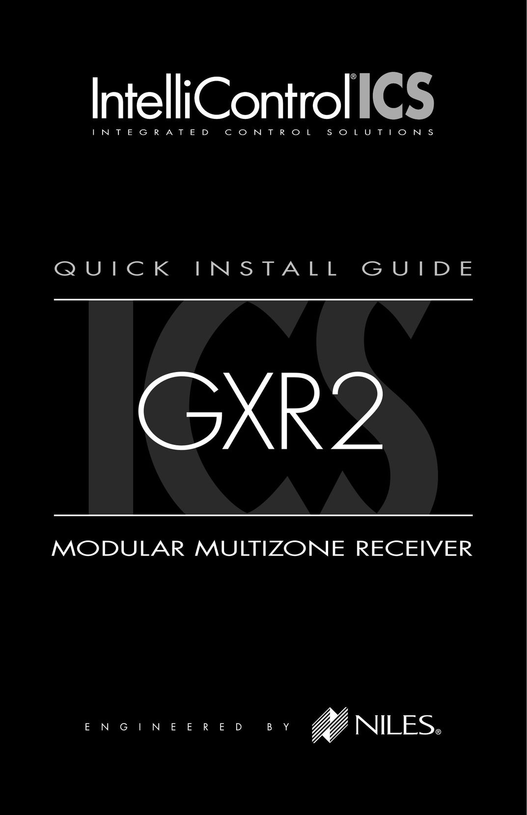 Niles Audio GXR2 Radio User Manual