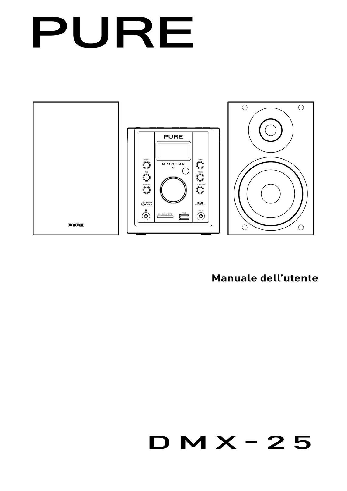 Pure Digital DMX-25 Radio User Manual