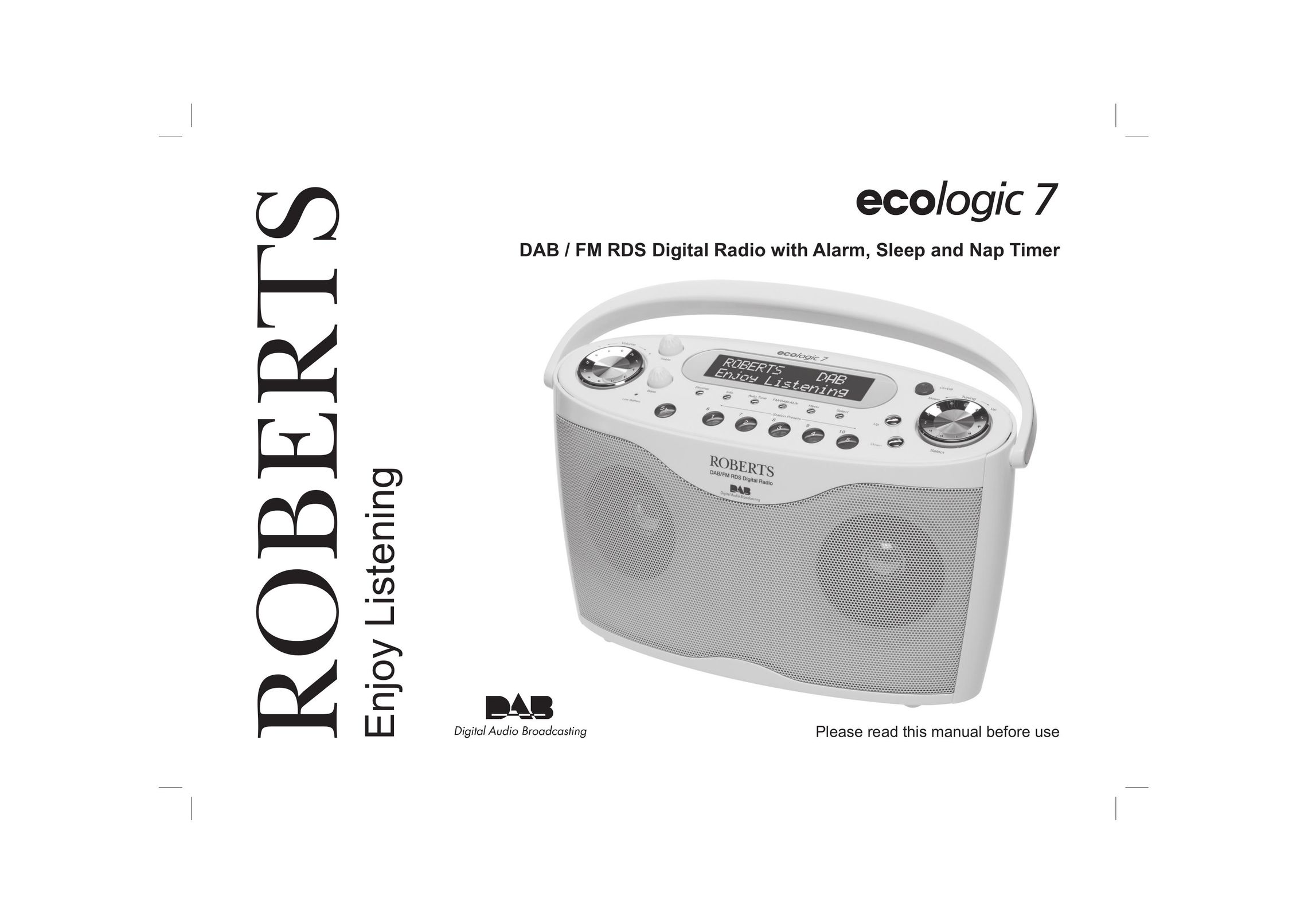 Roberts Radio ecologic 7 Radio User Manual