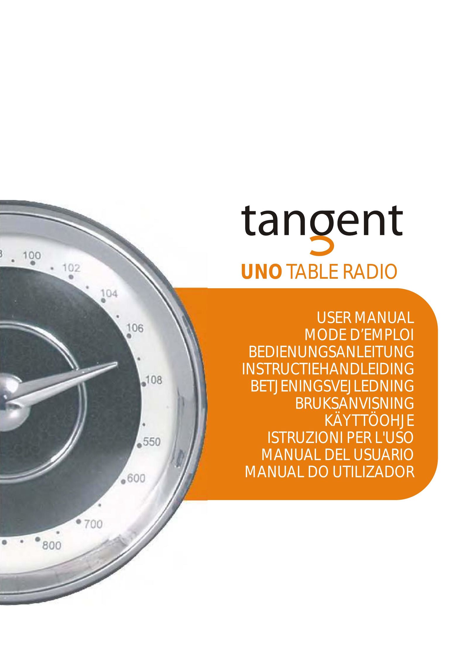 Tangent Audio Uno Table Radio Radio User Manual