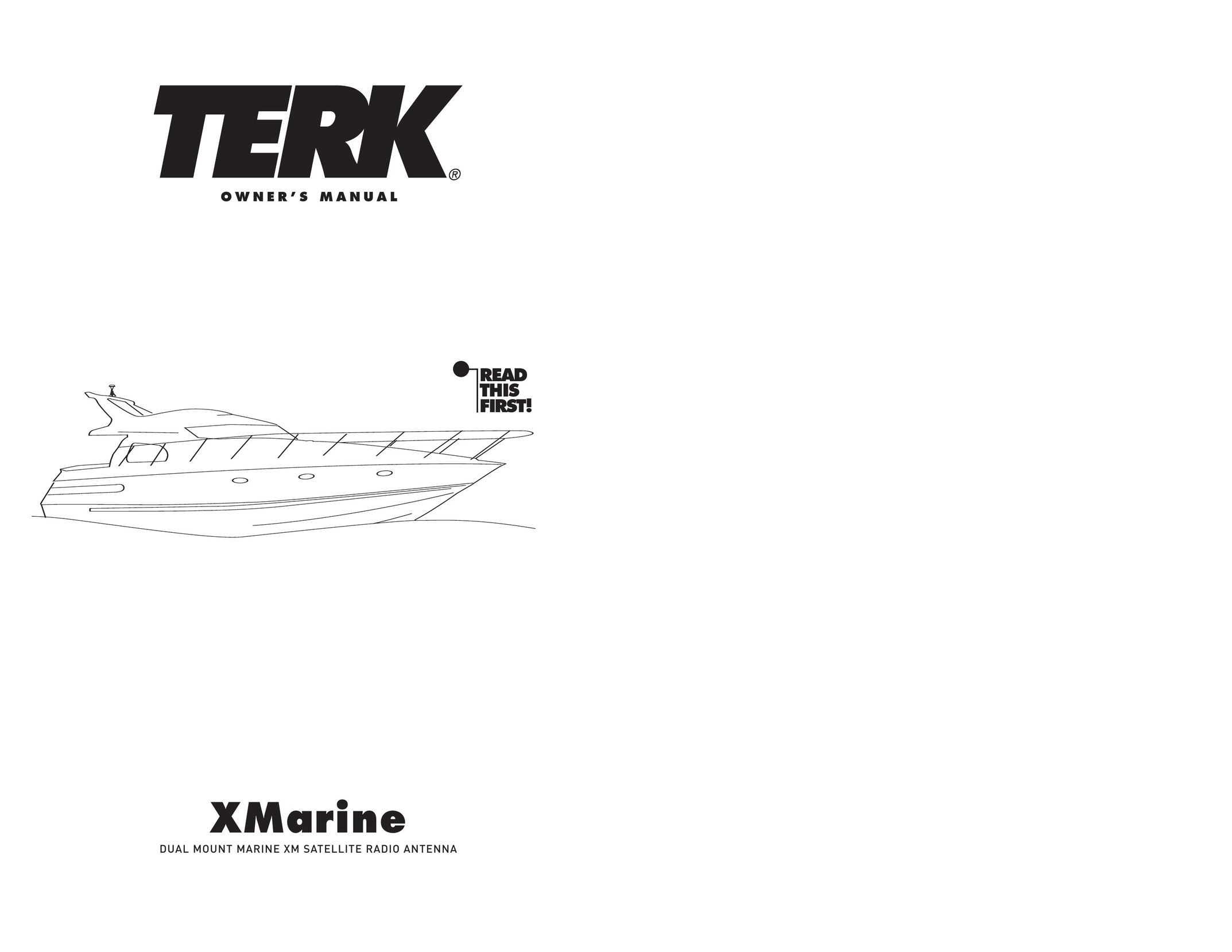 TERK Technologies XMarine Radio Antenna User Manual