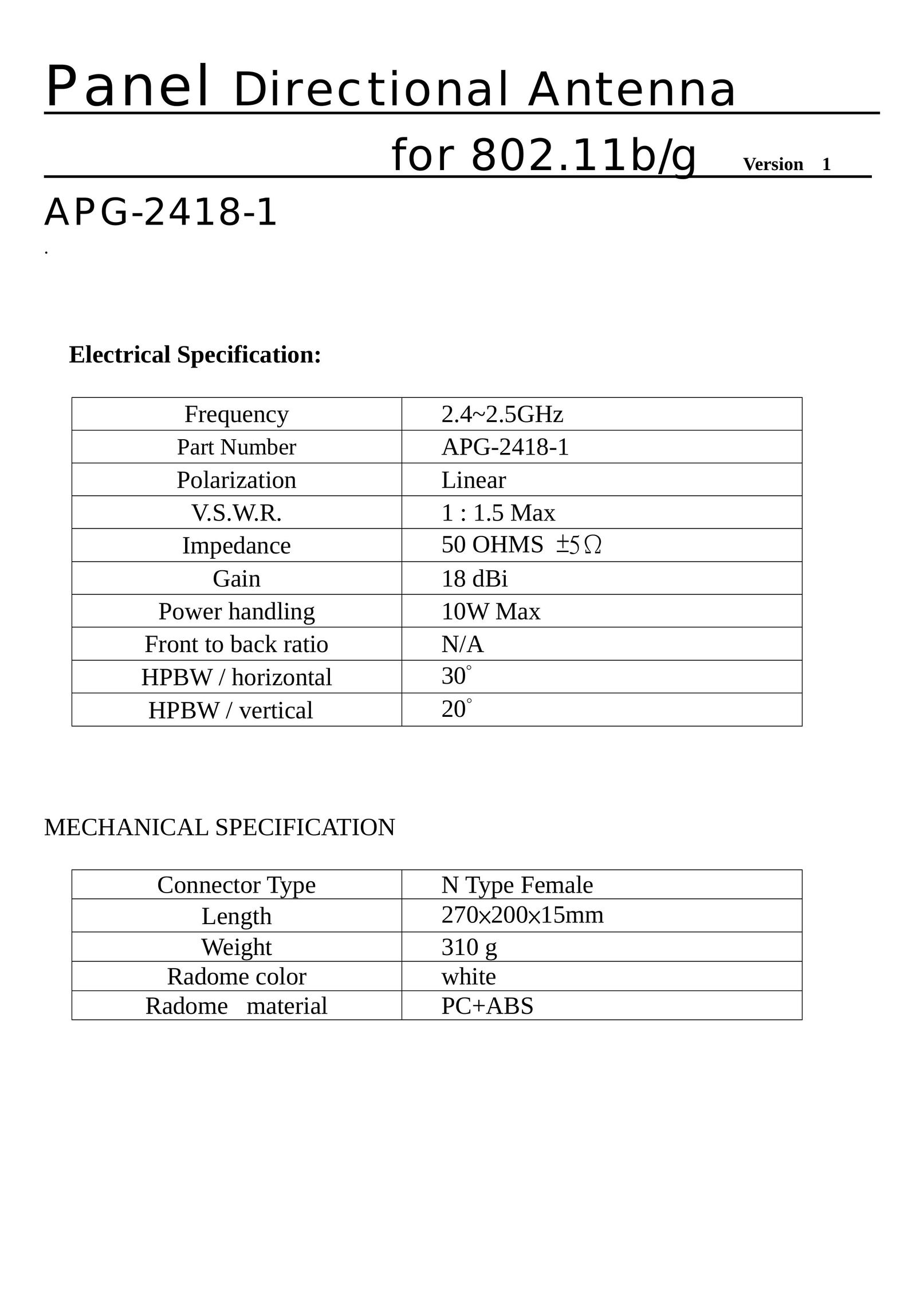 APM APG-2418-1 Satellite Radio User Manual