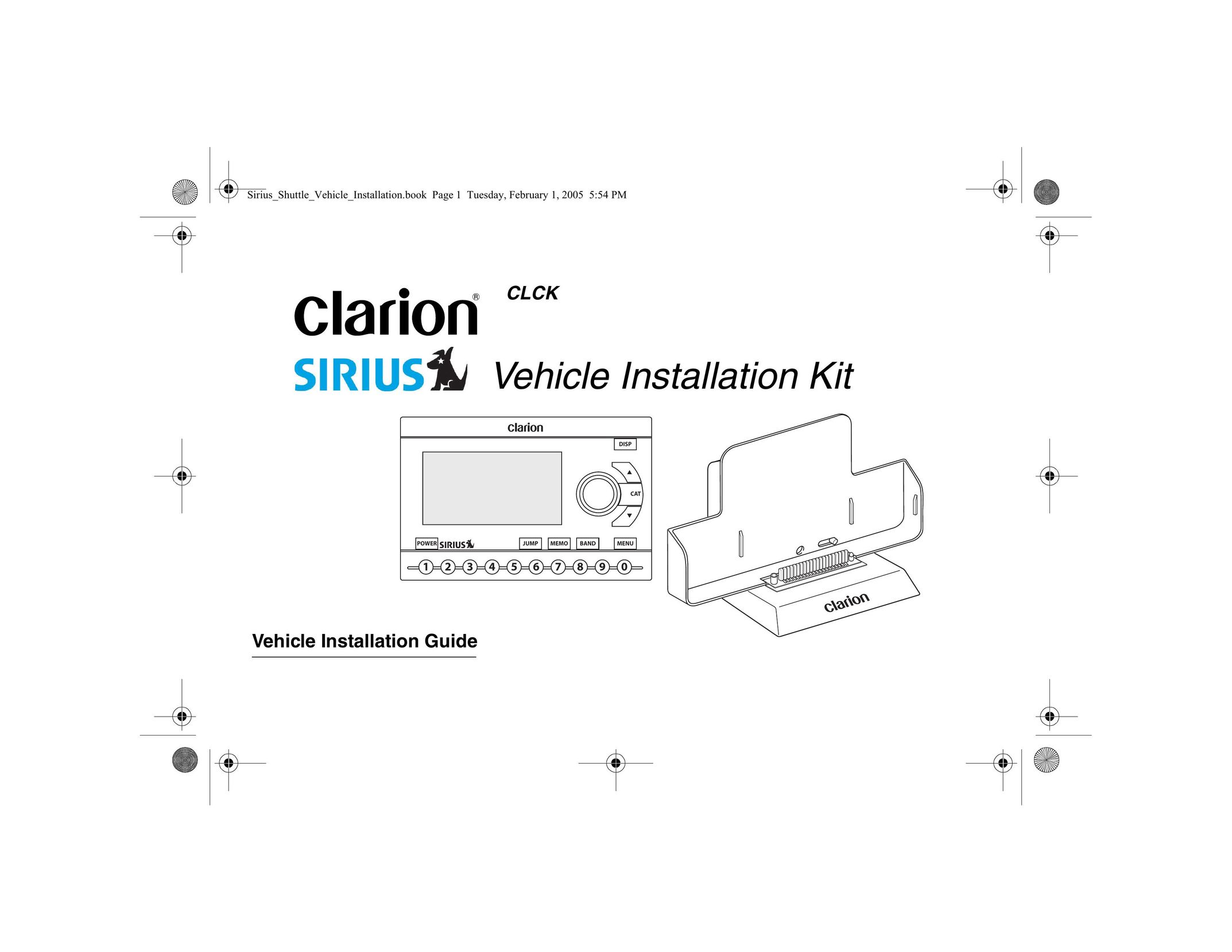 Clarion Sattelite Radio Satellite Radio User Manual