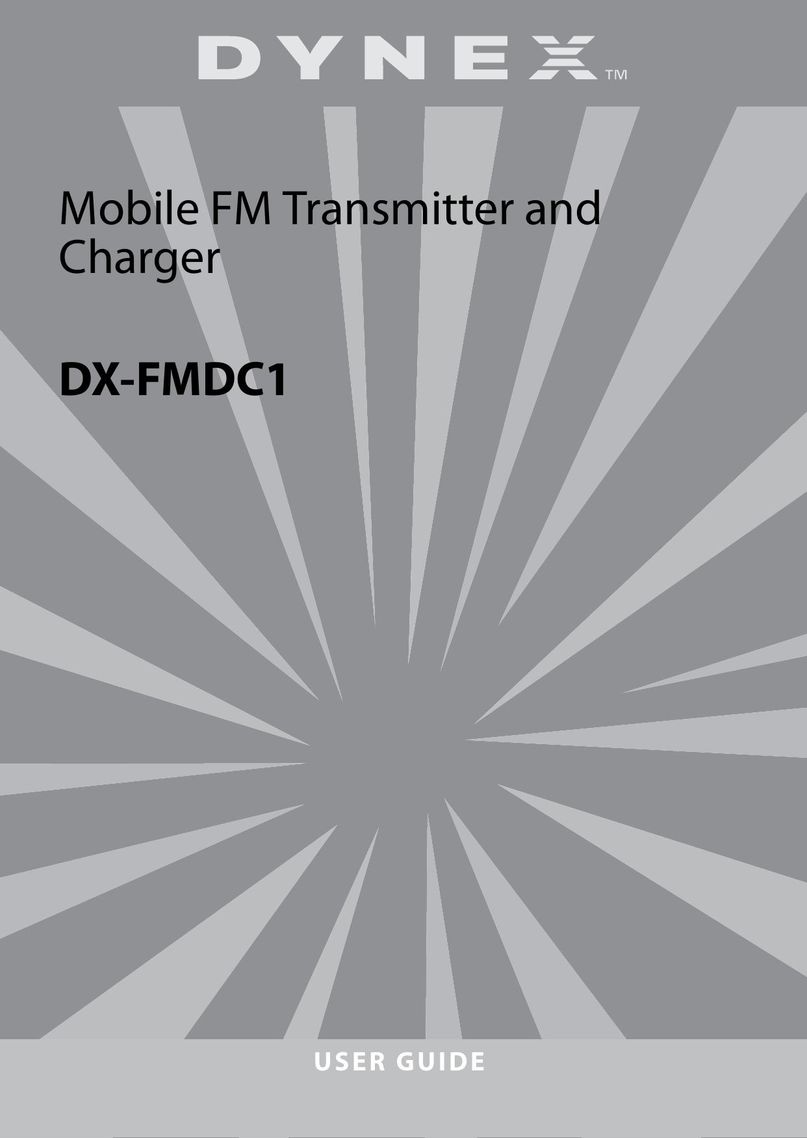 Dynex DX-FMDC1 Satellite Radio User Manual