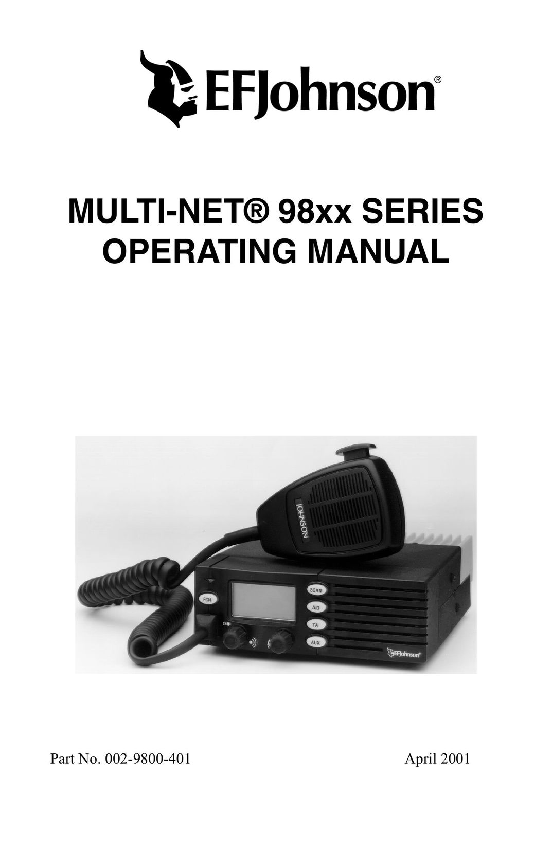 EFJohnson 002-9800-401 Satellite Radio User Manual