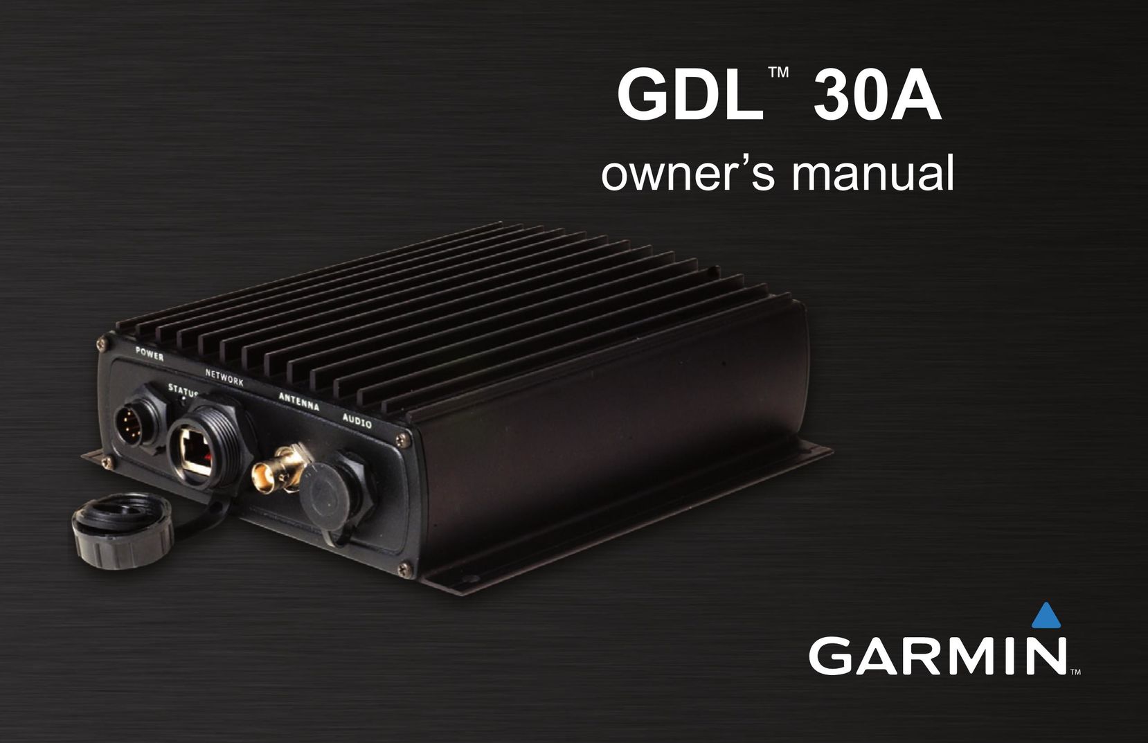 Garmin GDL30A Satellite Radio User Manual