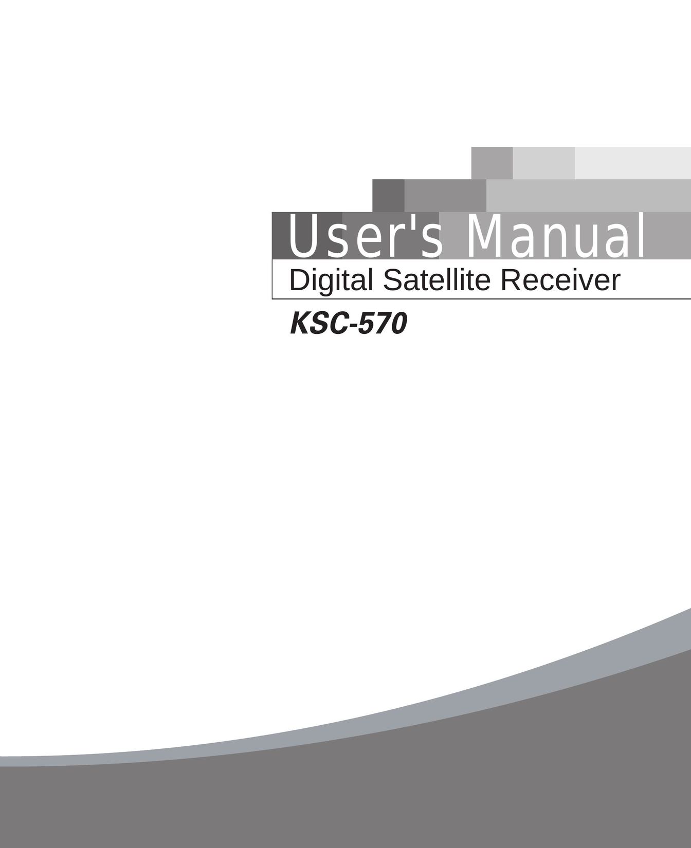 HP (Hewlett-Packard) KSC-570 Satellite Radio User Manual