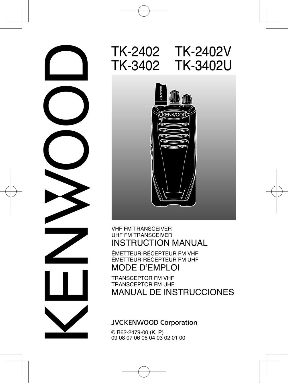 Kenwood TK-3402U Satellite Radio User Manual
